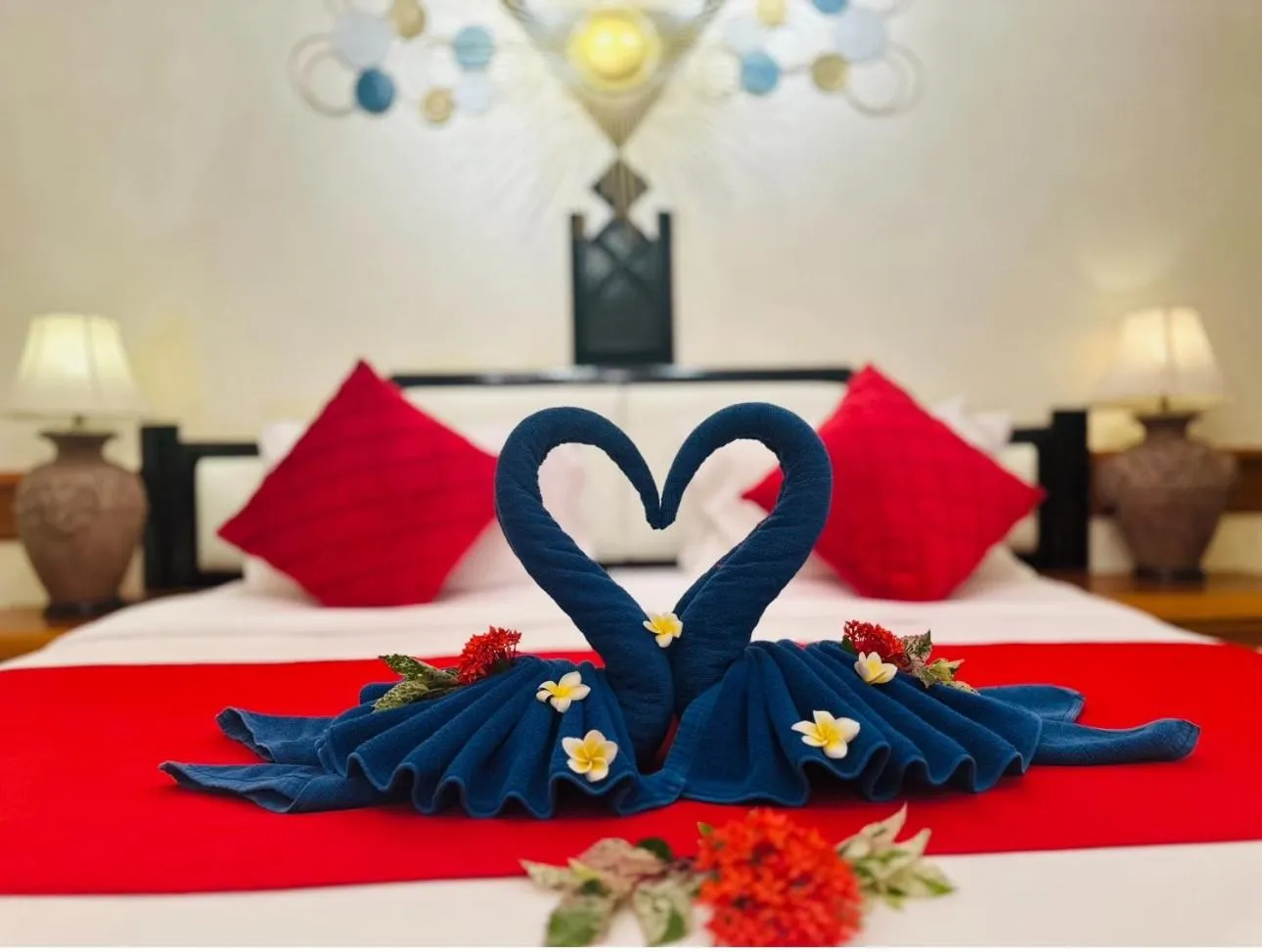 Bed in Koh Chang Resort