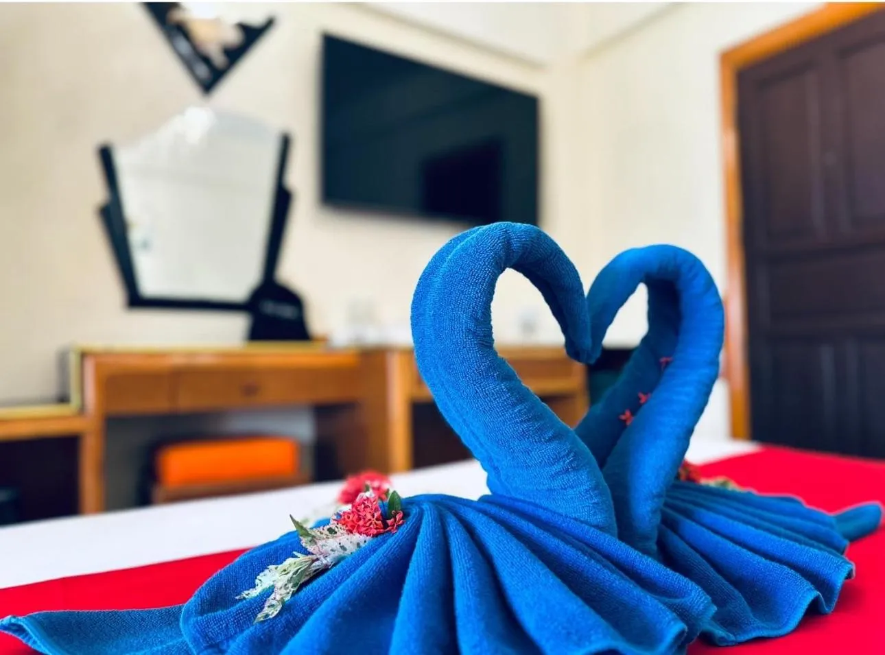 Bed in Koh Chang Resort