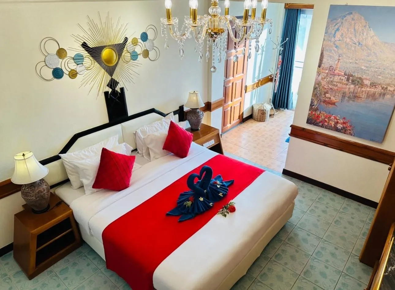 Bed in Koh Chang Resort