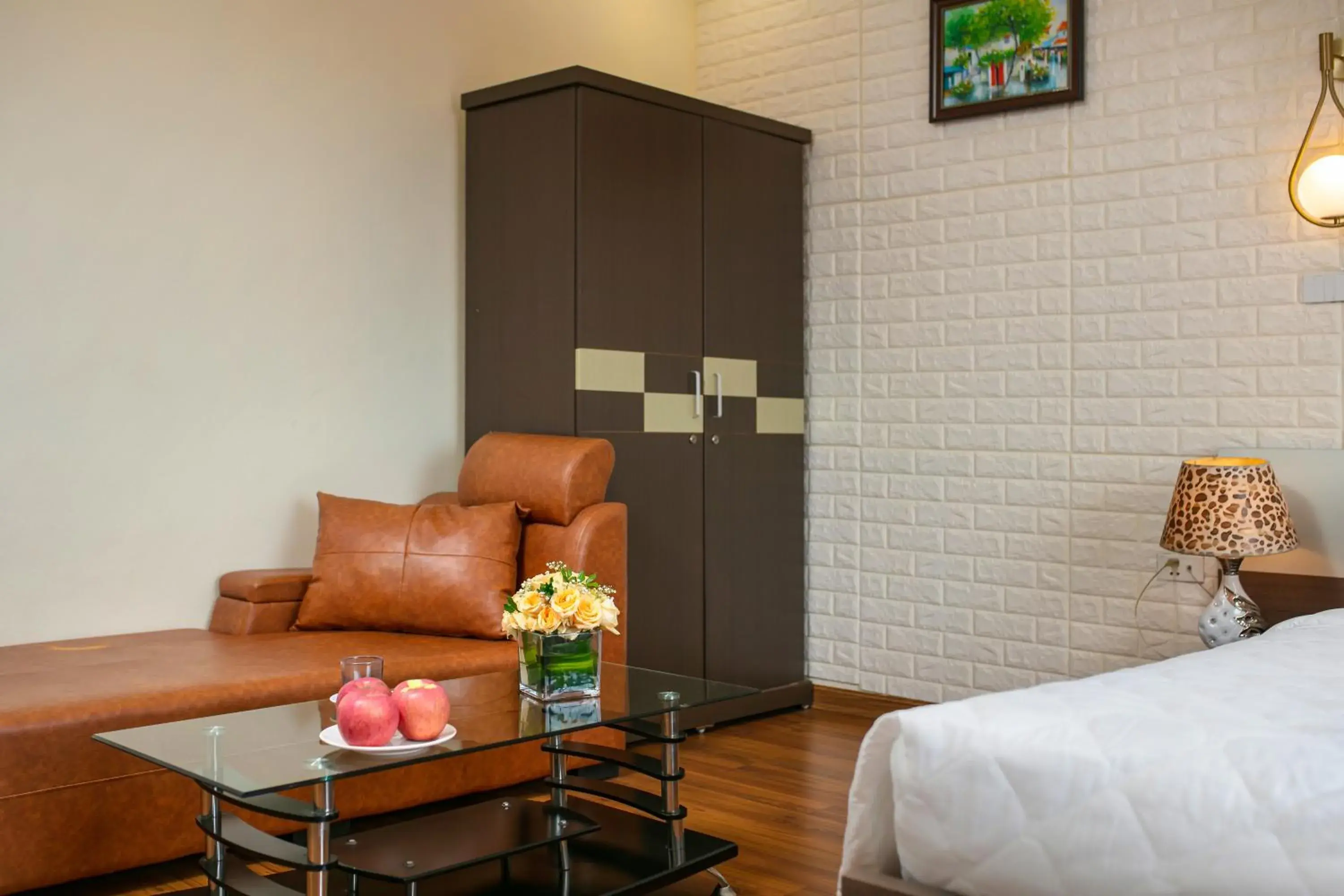 Living room, Bed in New Airport Hotel Living room, Bed in New Airport Hotel