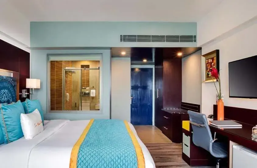 Bedroom, Bed in Zone By The Park, ORR, Chennai Bedroom, Bed in Zone By The Park, ORR, Chennai