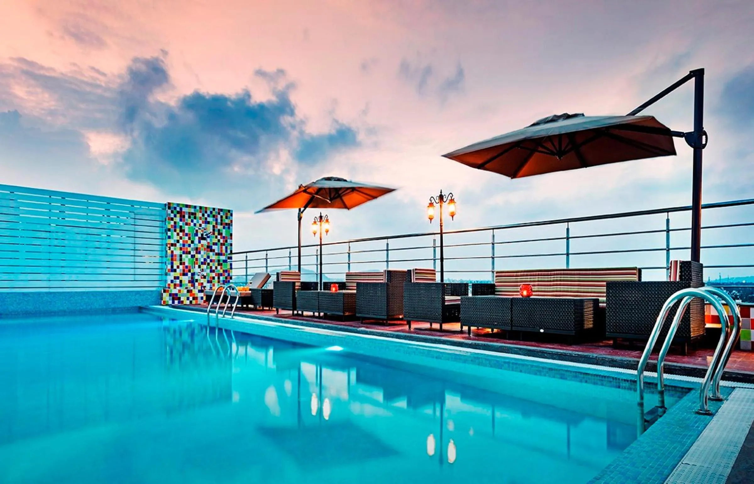 Swimming pool in Zone By The Park, ORR, Chennai