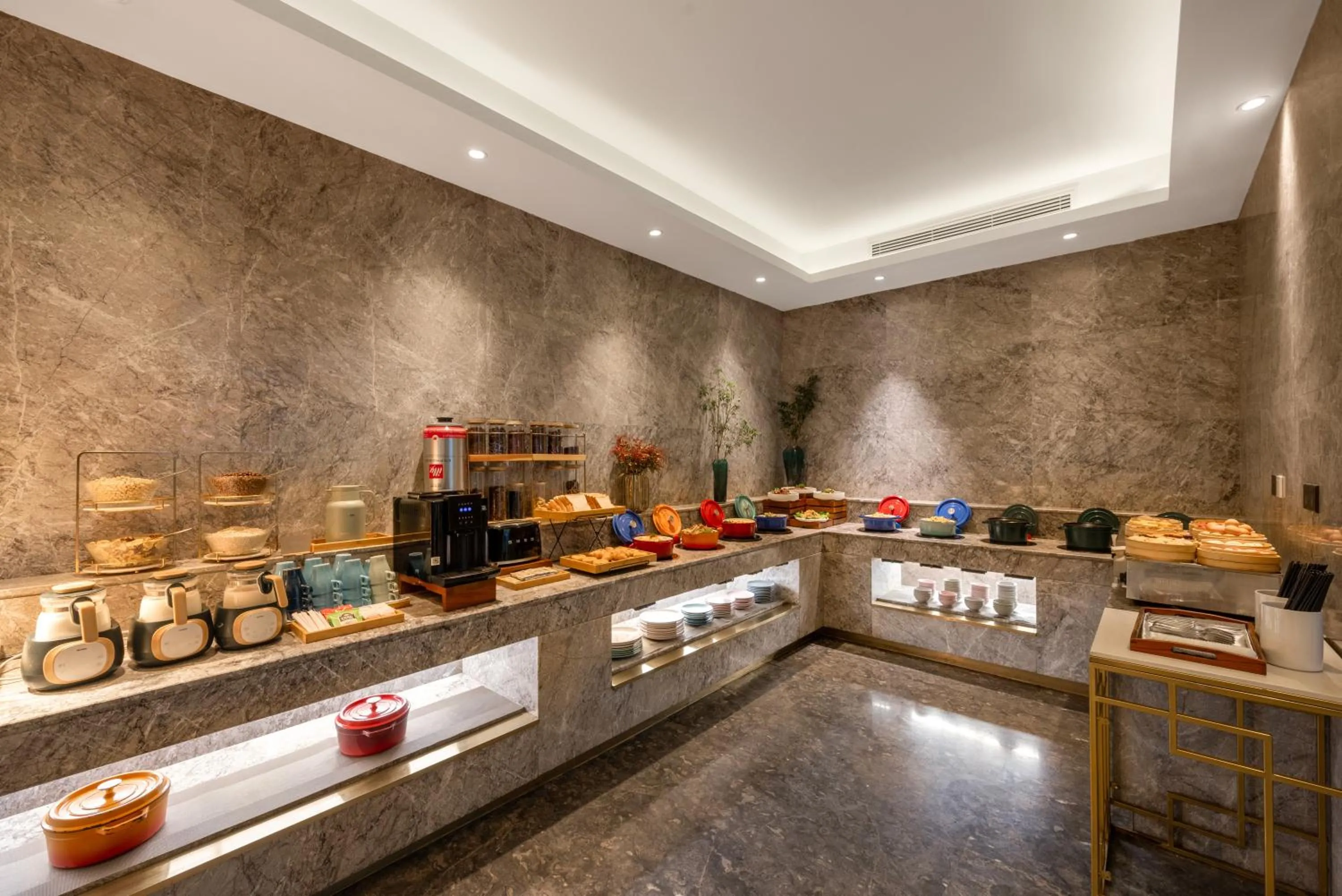 Breakfast in Manxin Hotel, Guanyinqiao, Chongqing