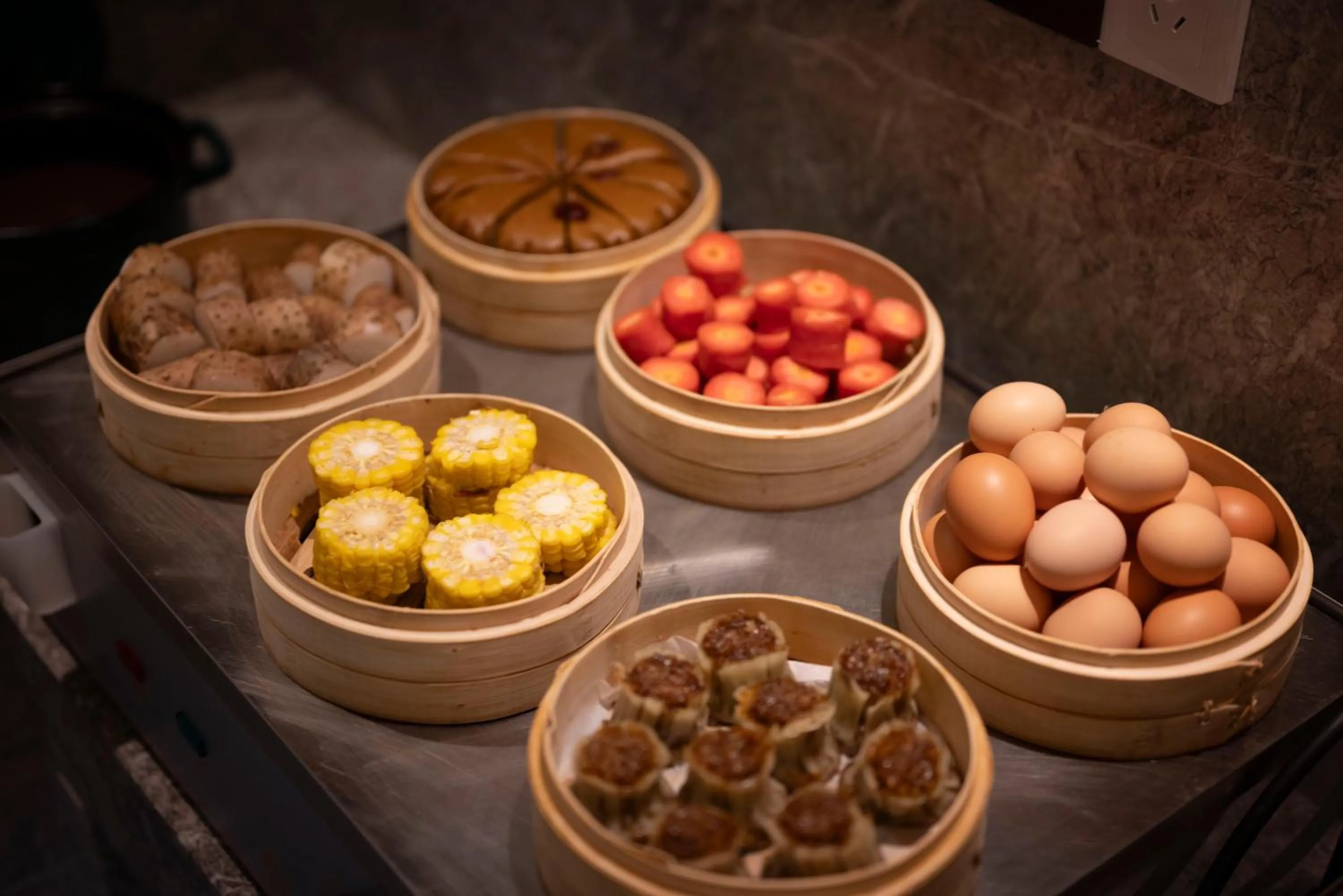 Breakfast in Manxin Hotel, Guanyinqiao, Chongqing