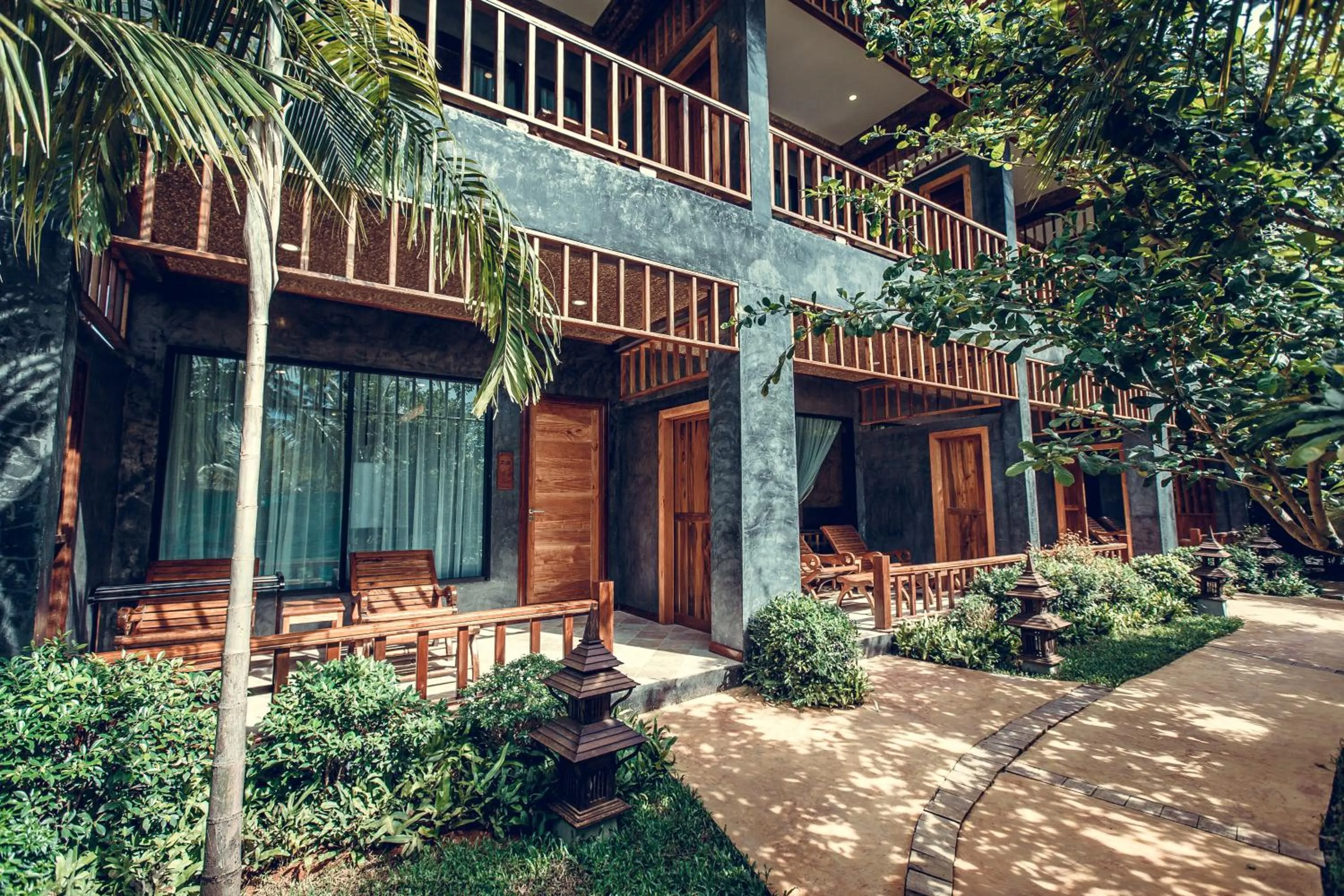 Balcony/Terrace in Andalay Beach Resort Koh Libong