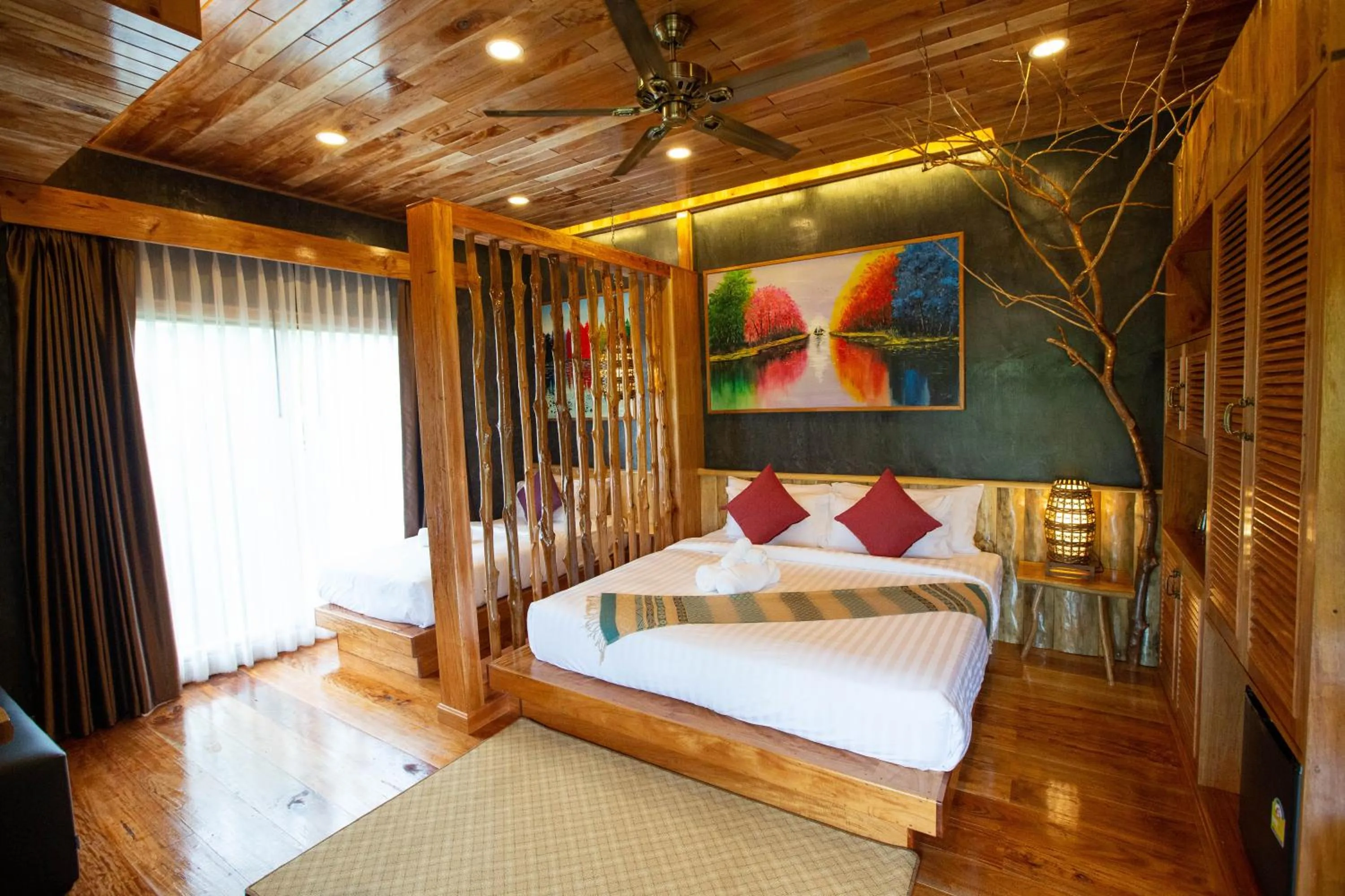 Bed in Andalay Beach Resort Koh Libong