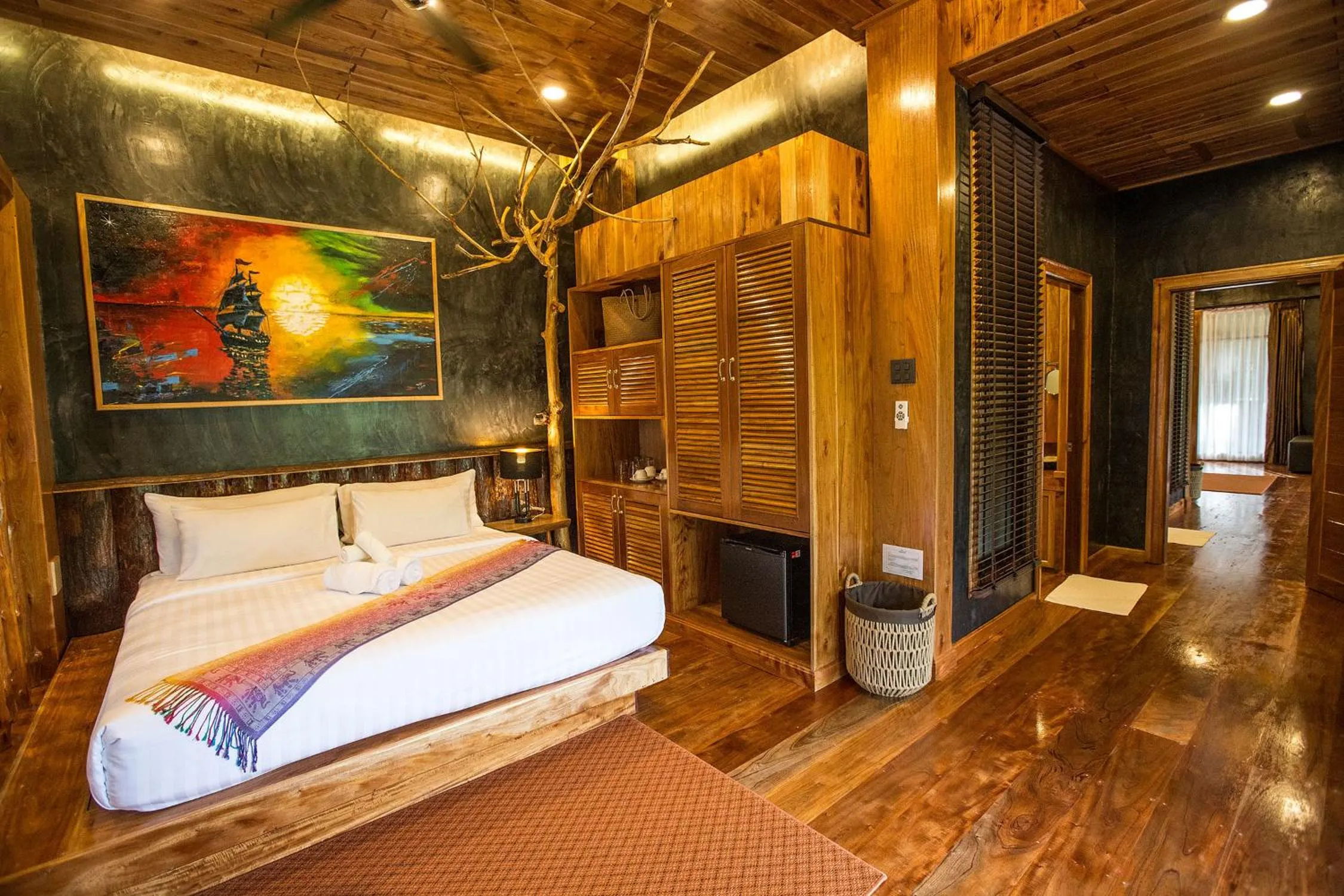 Bed in Andalay Beach Resort Koh Libong