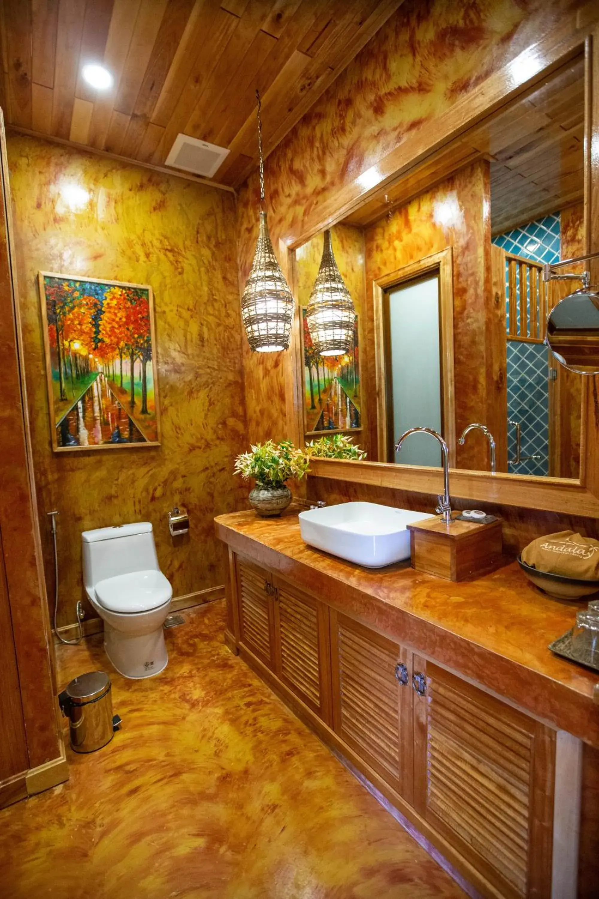 Bathroom in Andalay Beach Resort Koh Libong Bathroom in Andalay Beach Resort Koh Libong