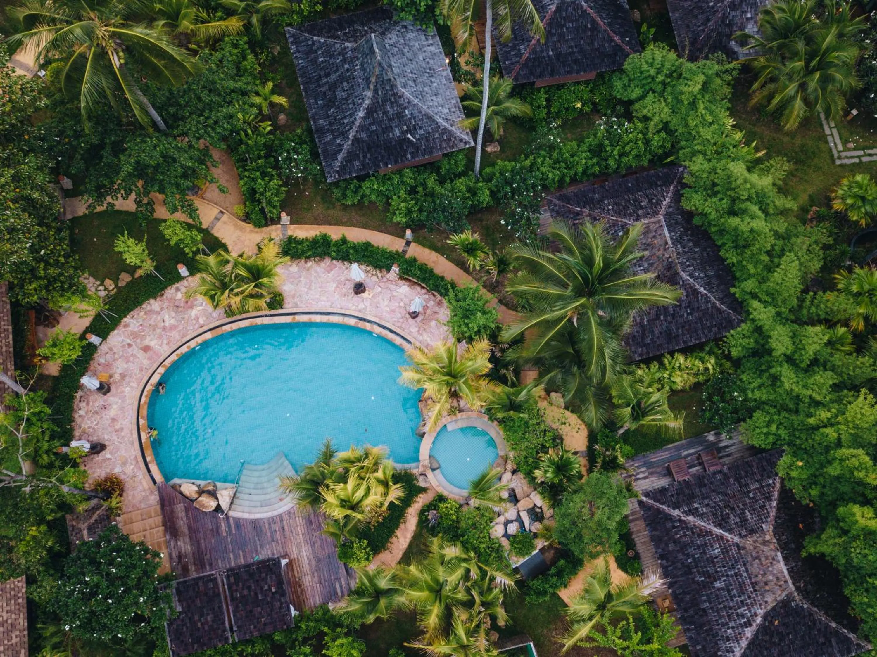 Bird's eye view in Andalay Beach Resort Koh Libong