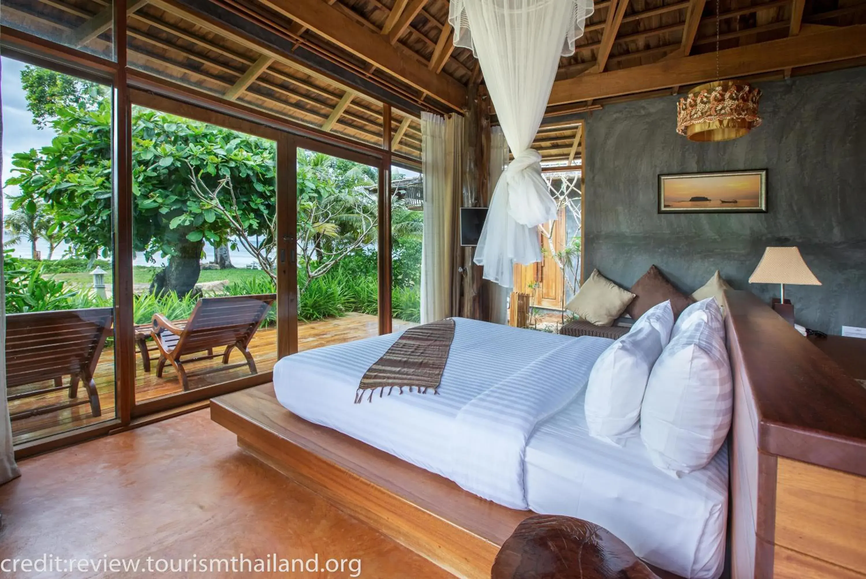 Property building, Bed in Andalay Beach Resort Koh Libong Property building, Bed in Andalay Beach Resort Koh Libong