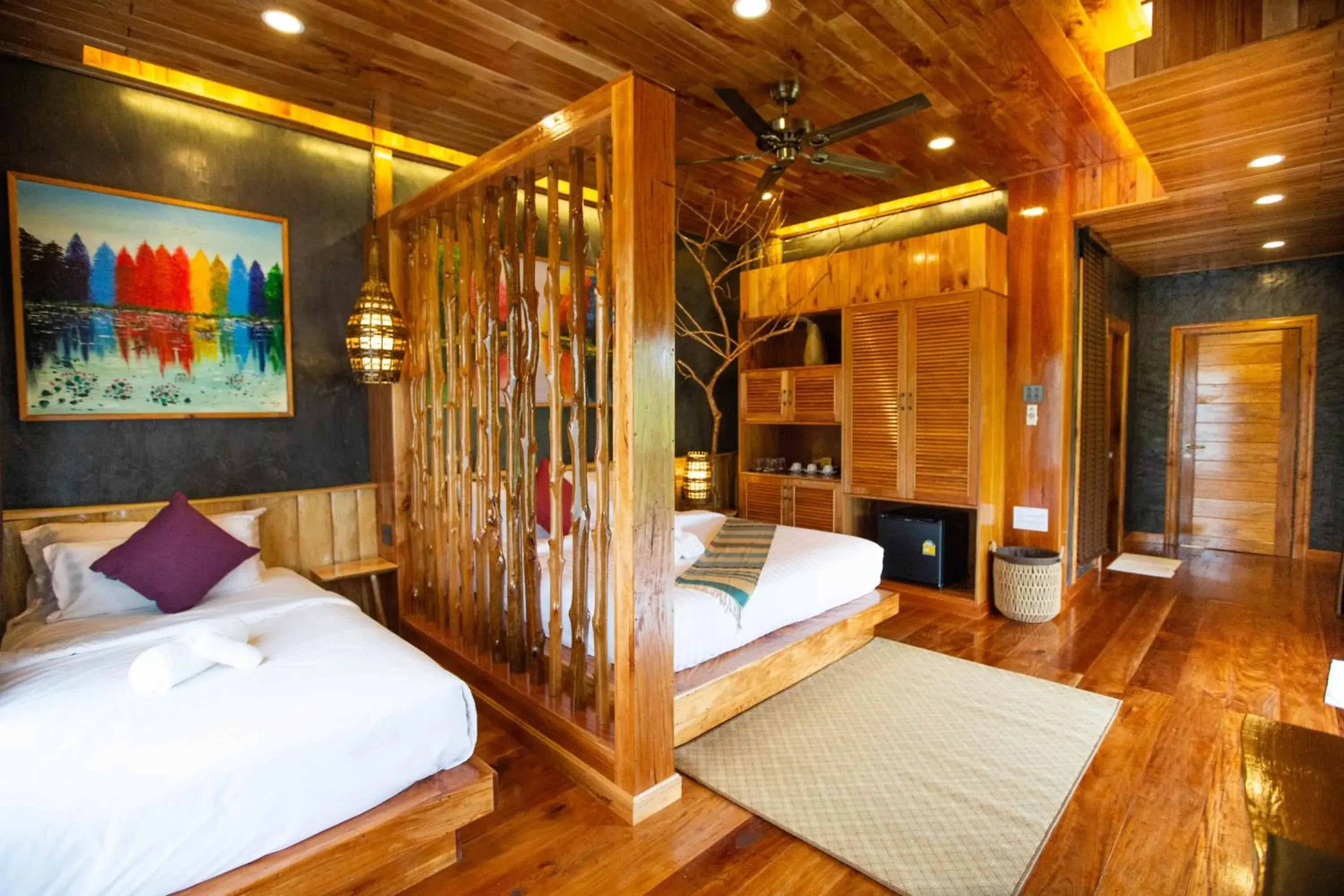 Bed in Andalay Beach Resort Koh Libong Bed in Andalay Beach Resort Koh Libong