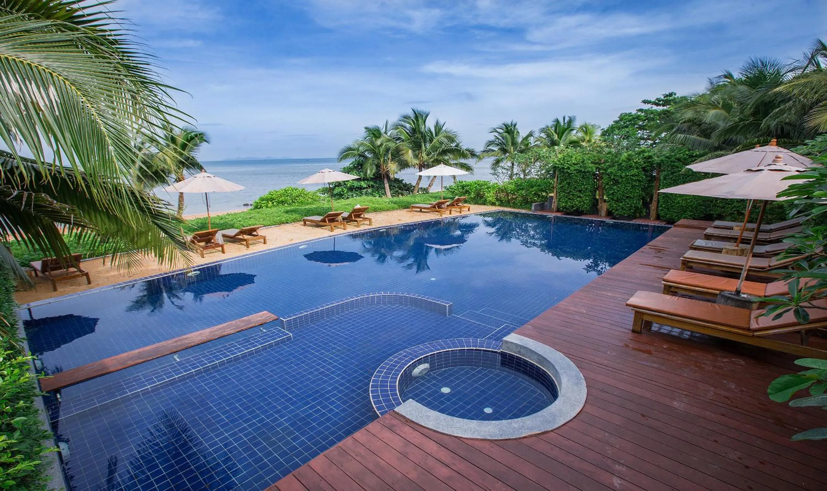 Pool view in Andalay Beach Resort Koh Libong