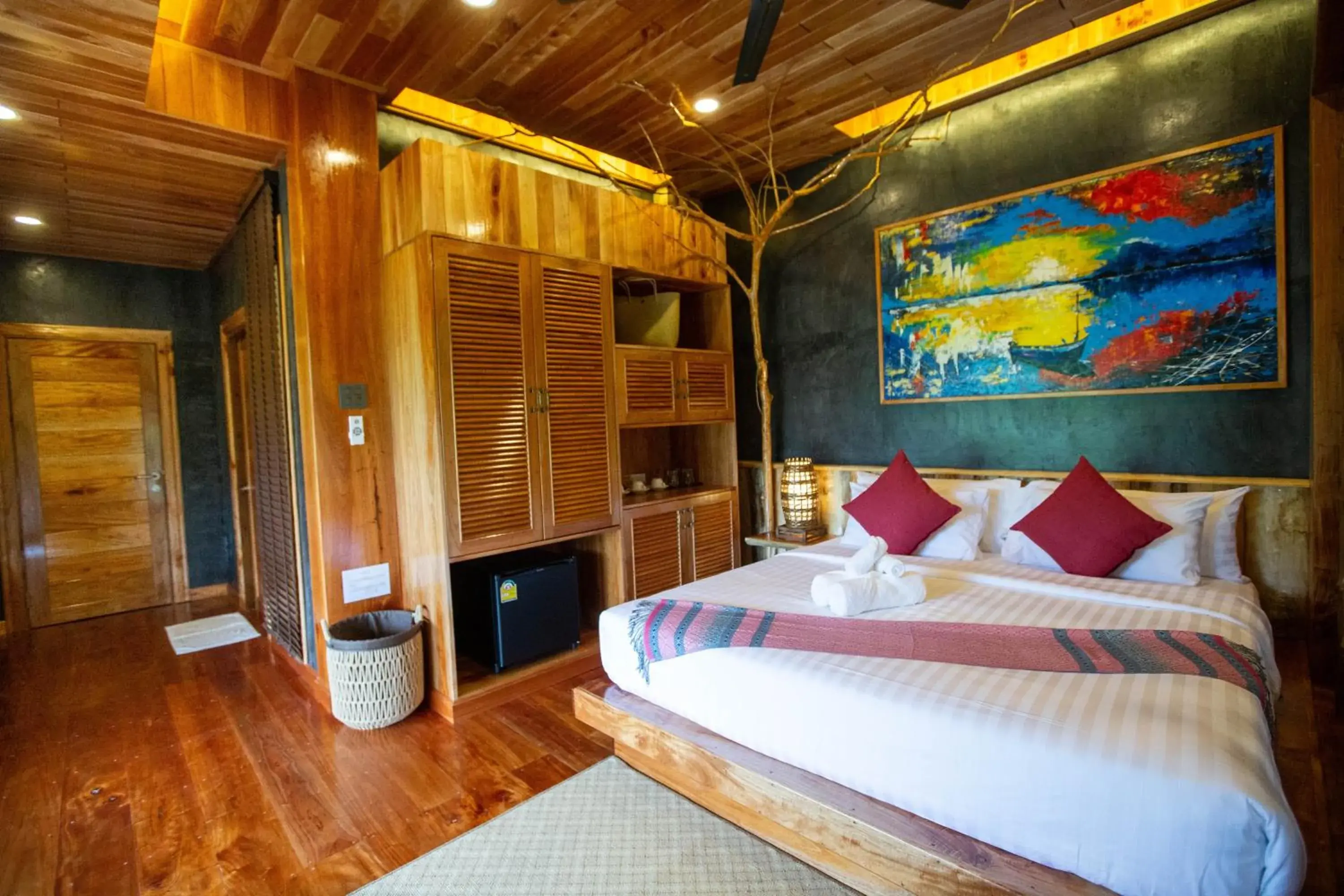 Bed in Andalay Beach Resort Koh Libong Bed in Andalay Beach Resort Koh Libong