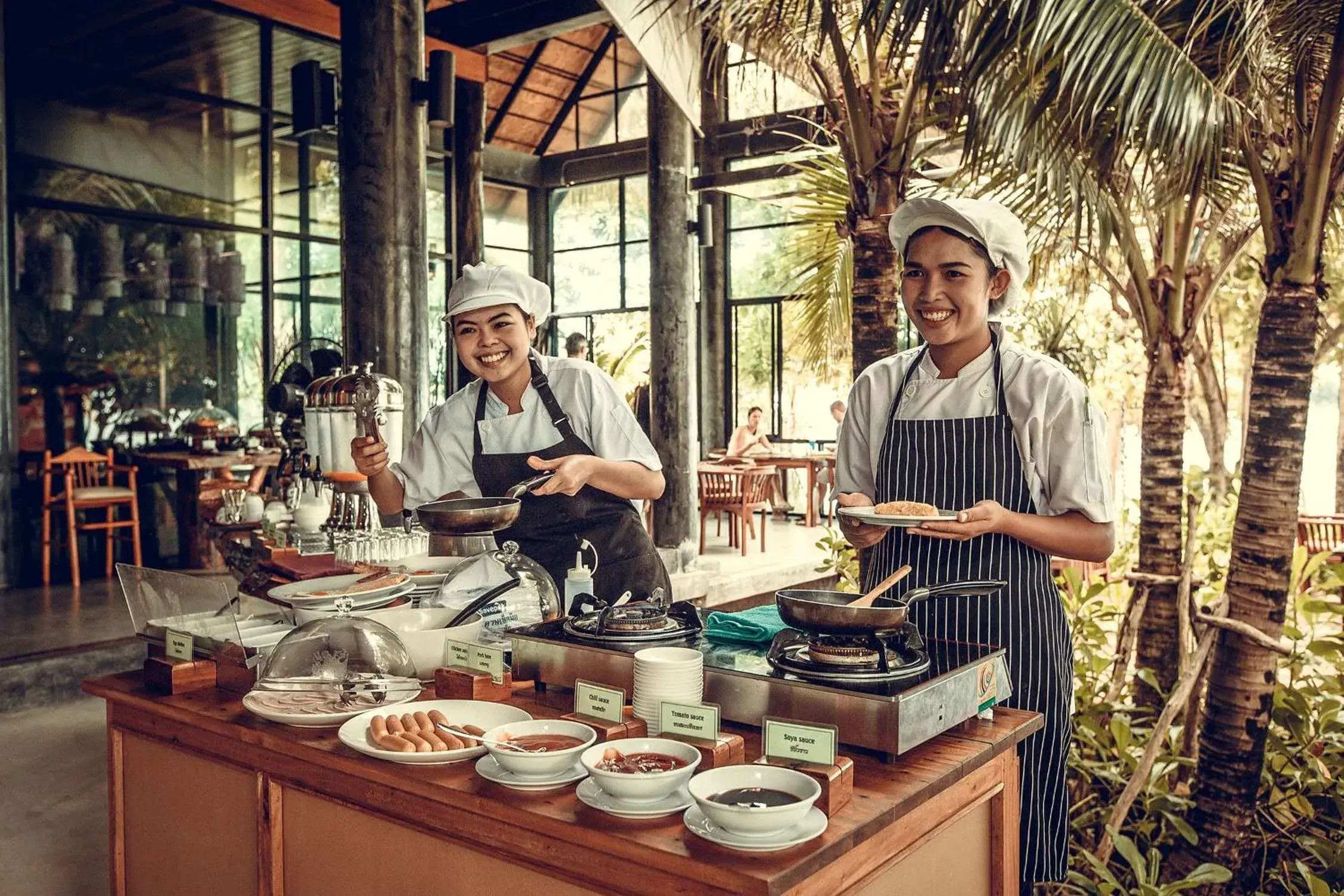 Breakfast in Andalay Beach Resort Koh Libong Breakfast in Andalay Beach Resort Koh Libong