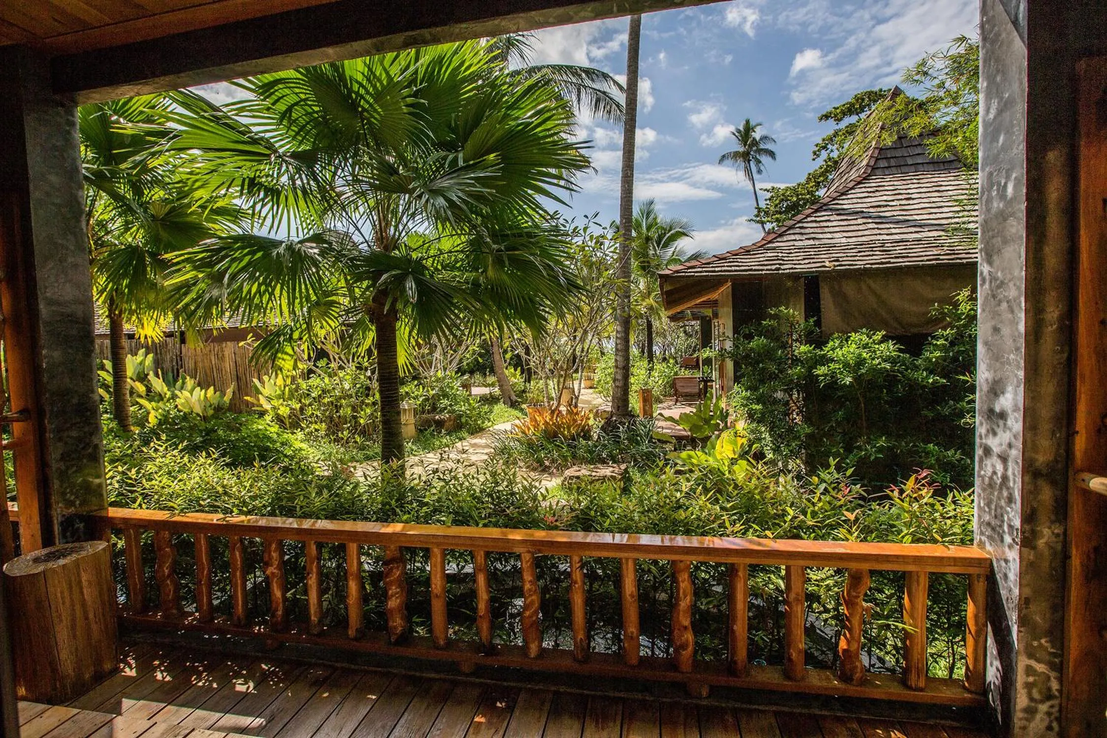 Garden view in Andalay Beach Resort Koh Libong