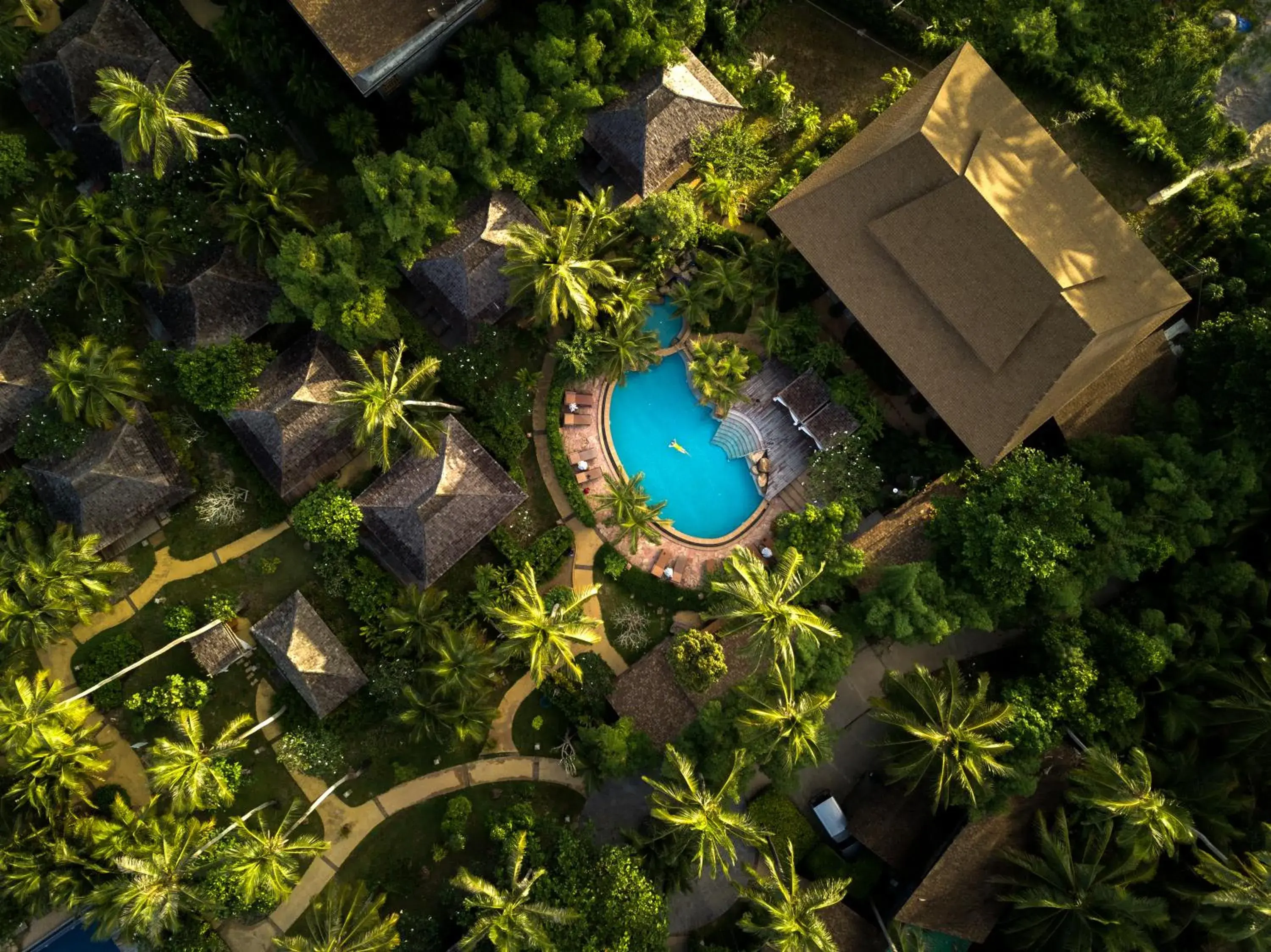 Bird's eye view in Andalay Beach Resort Koh Libong Bird's eye view in Andalay Beach Resort Koh Libong