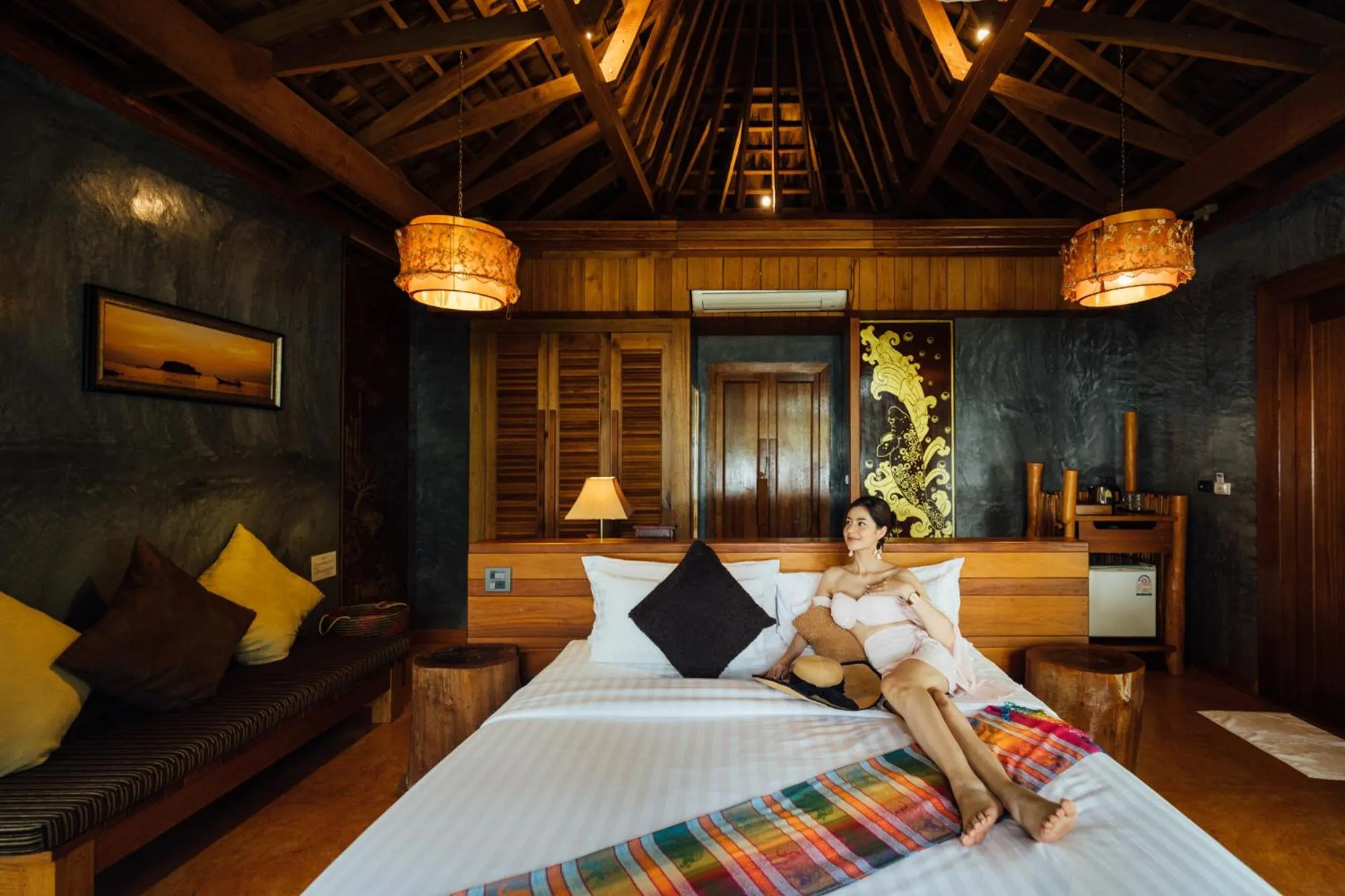 Bed in Andalay Beach Resort Koh Libong