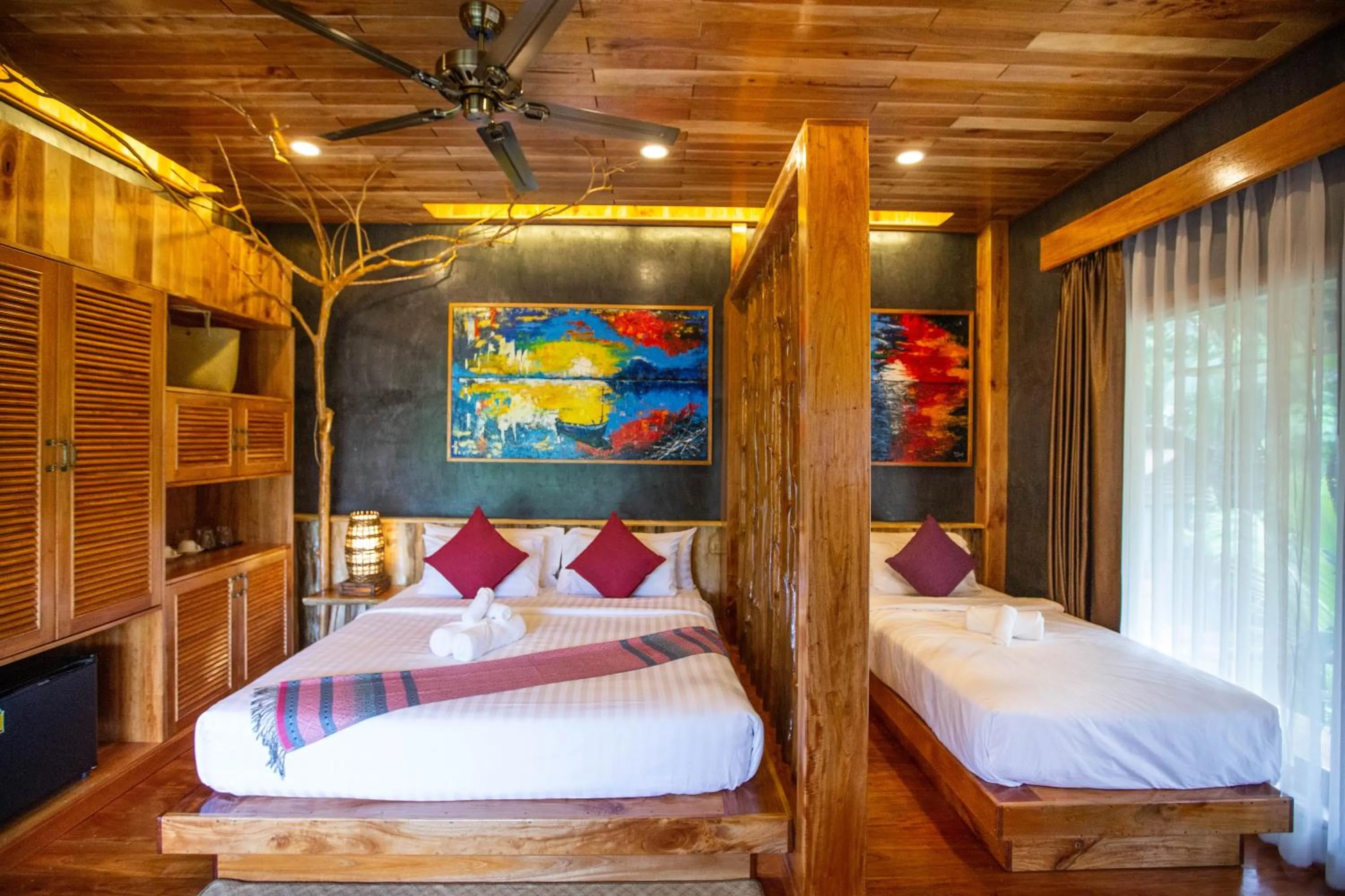 Bed in Andalay Beach Resort Koh Libong