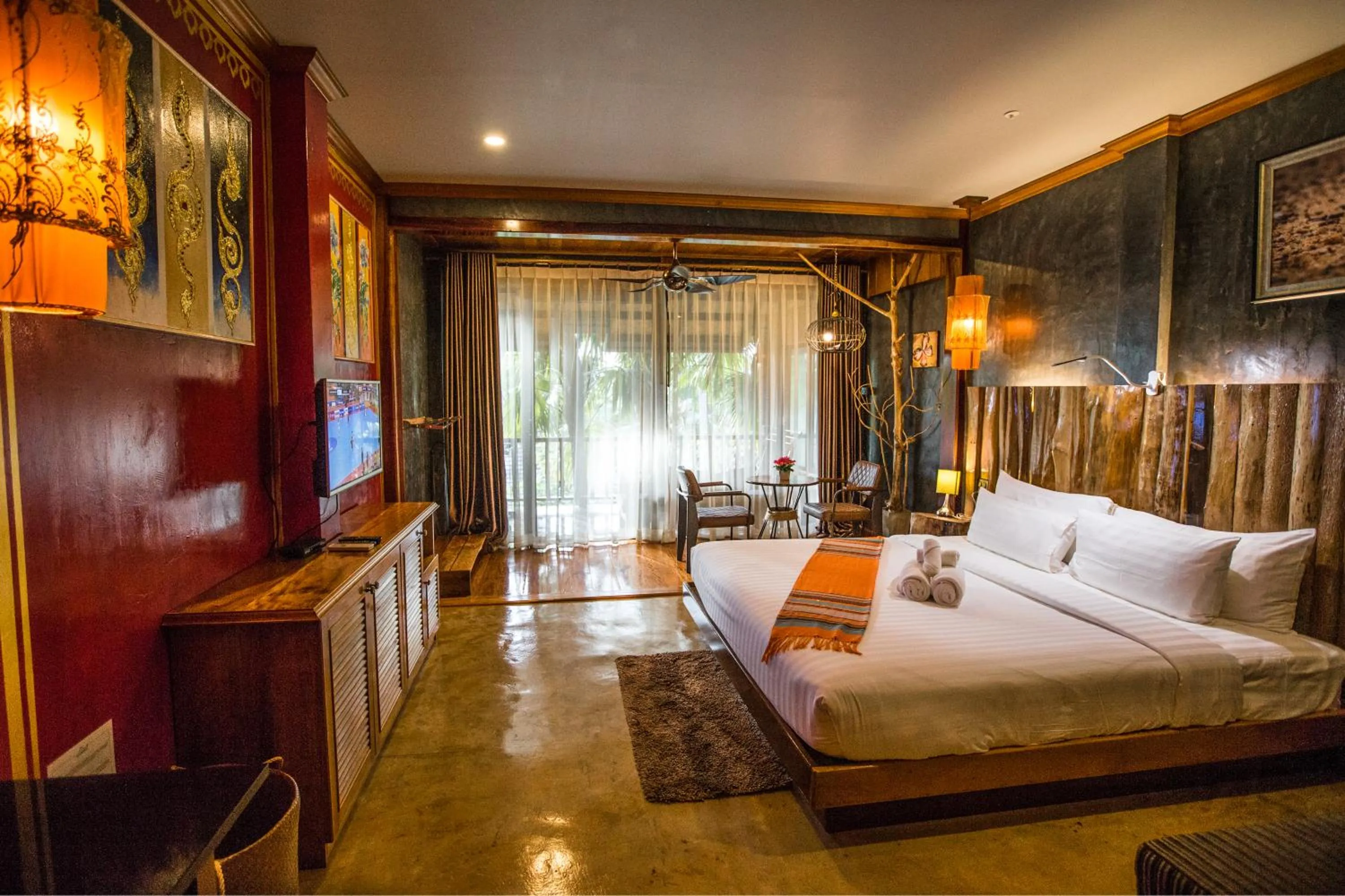 Bed in Andalay Beach Resort Koh Libong