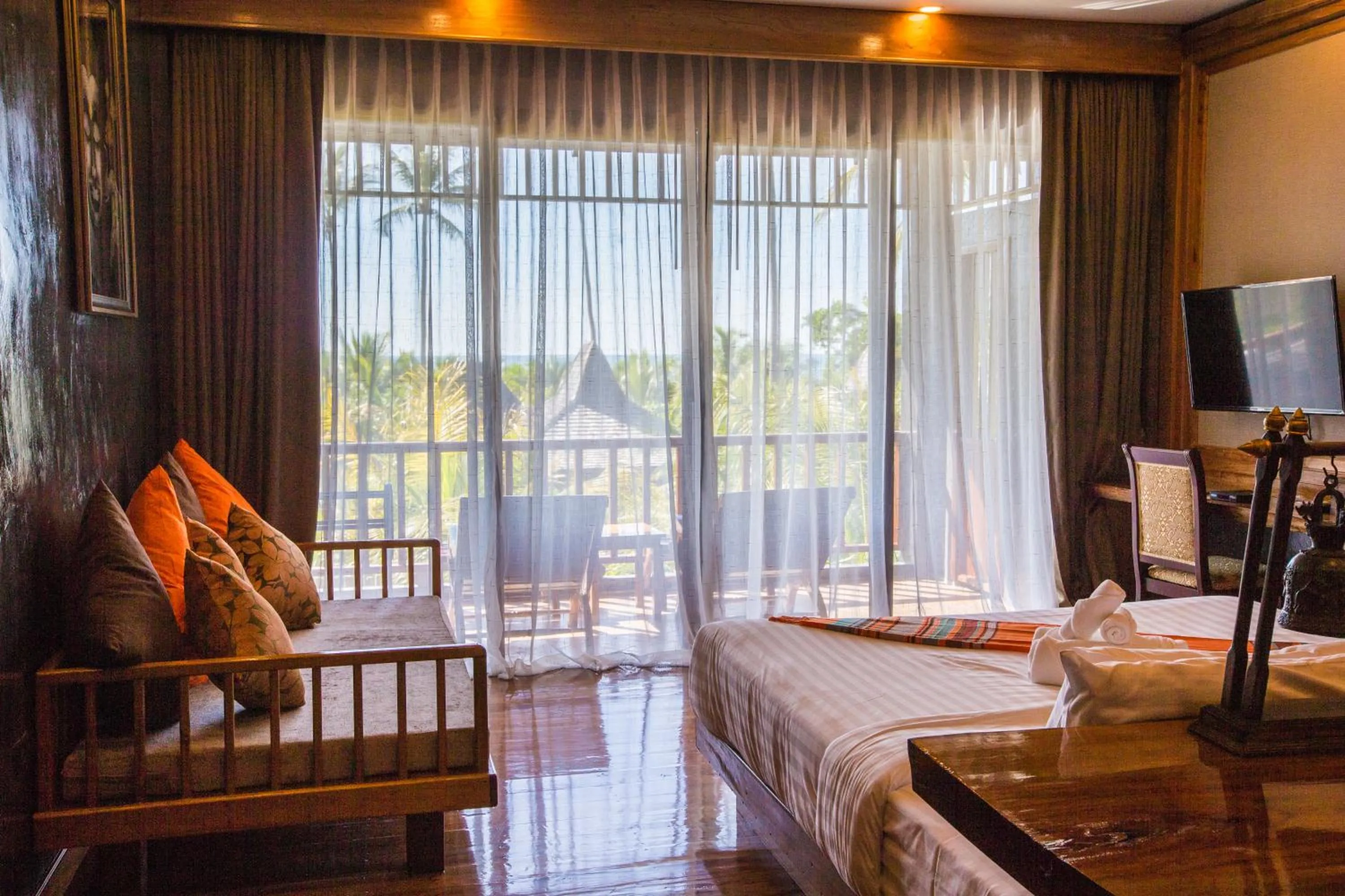 Bedroom, Bed in Andalay Beach Resort Koh Libong