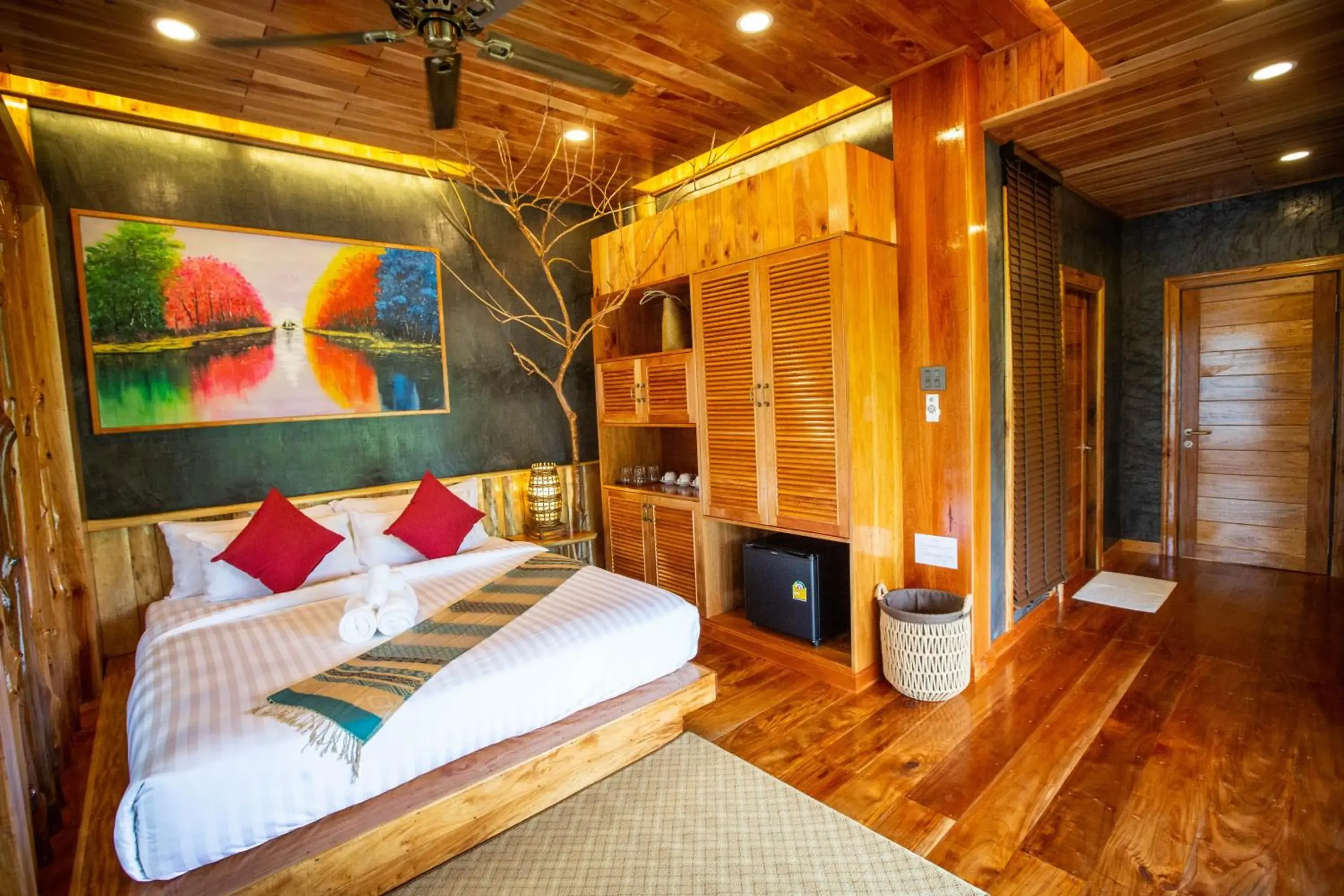 Bed in Andalay Beach Resort Koh Libong Bed in Andalay Beach Resort Koh Libong