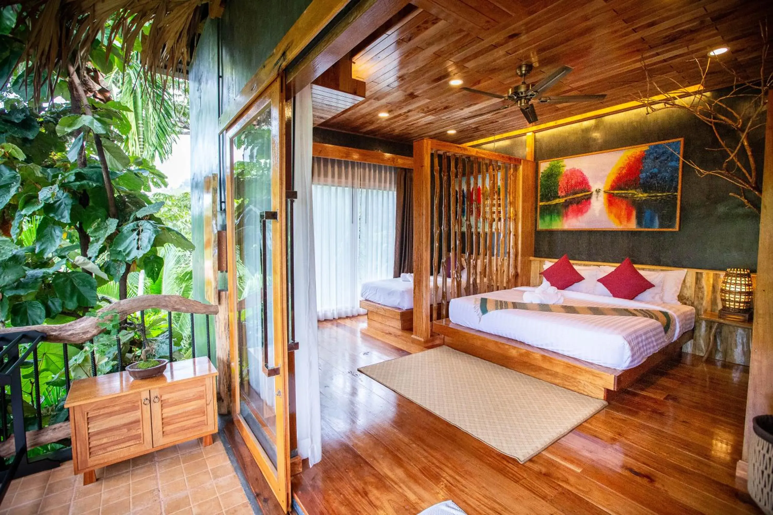 Bed in Andalay Beach Resort Koh Libong Bed in Andalay Beach Resort Koh Libong
