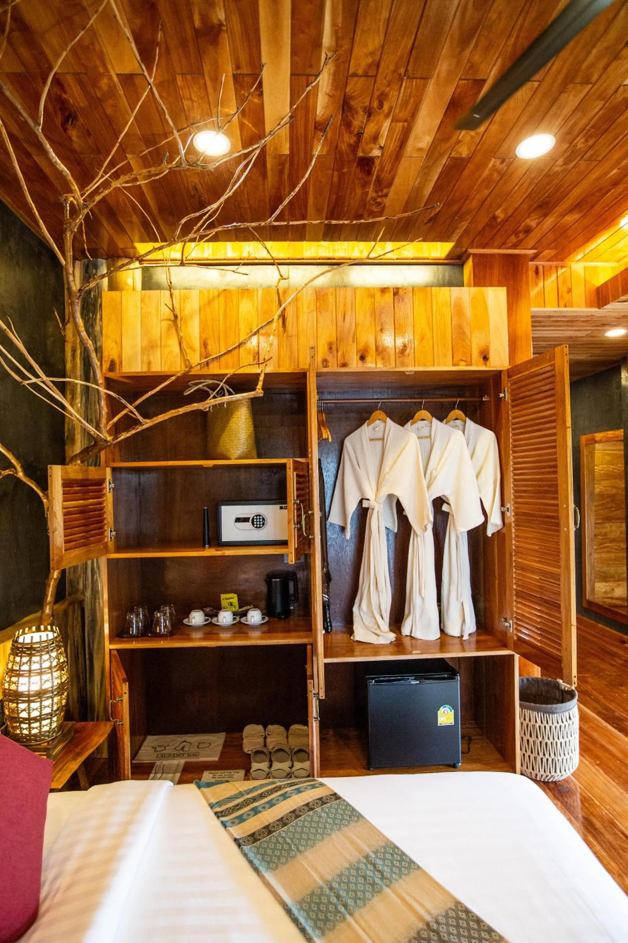 wardrobe, Bed in Andalay Beach Resort Koh Libong