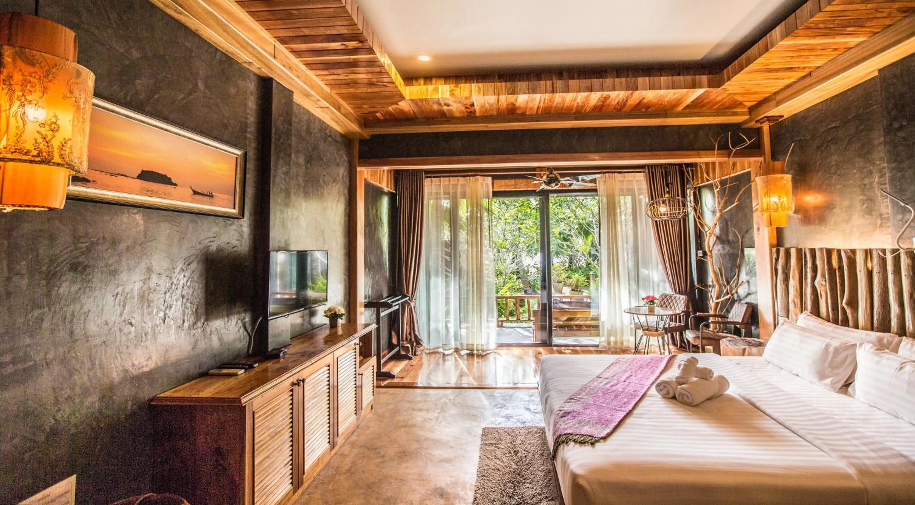 Bedroom, Bed in Andalay Beach Resort Koh Libong