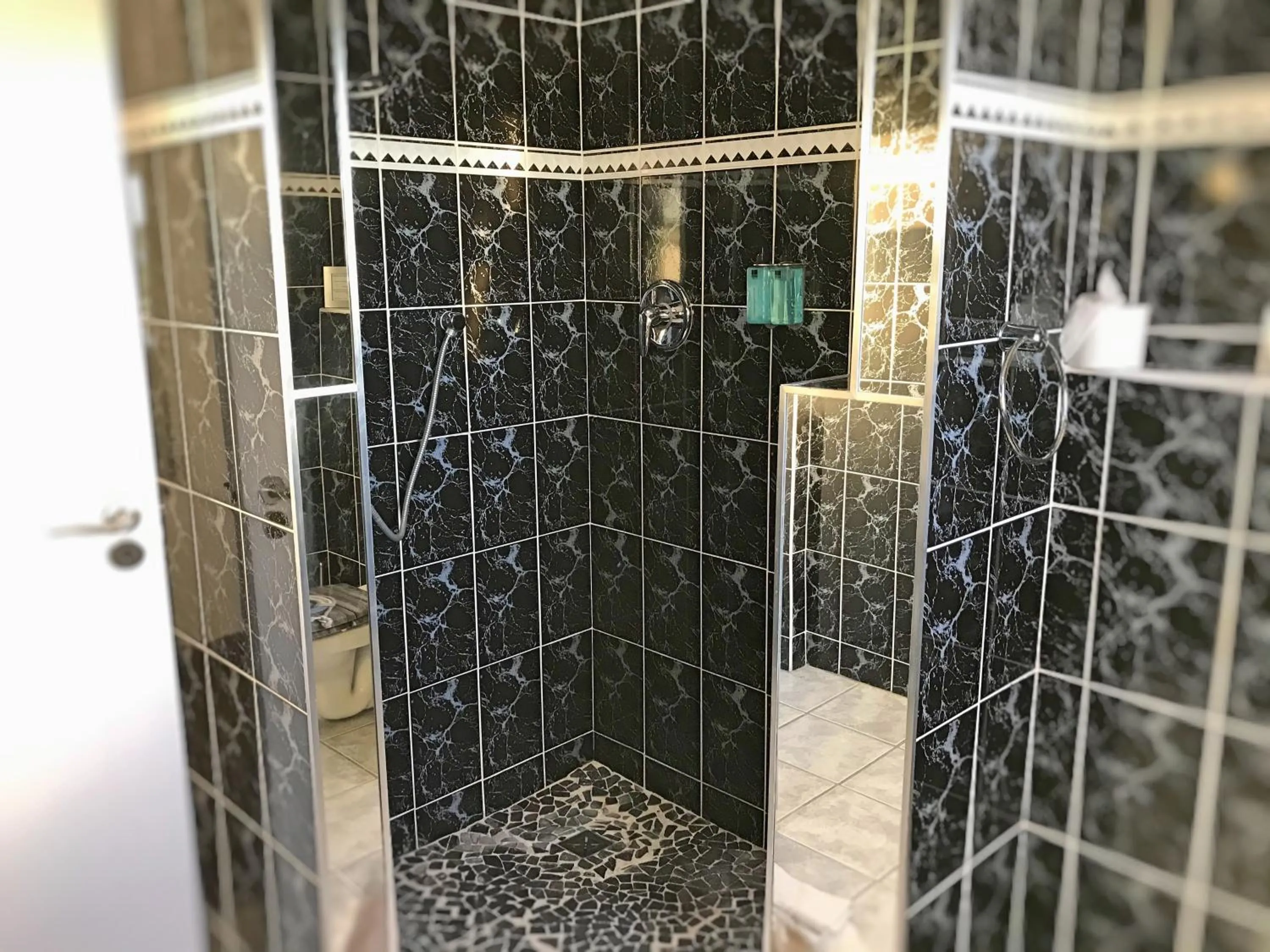 Shower in Farr Out Guest House