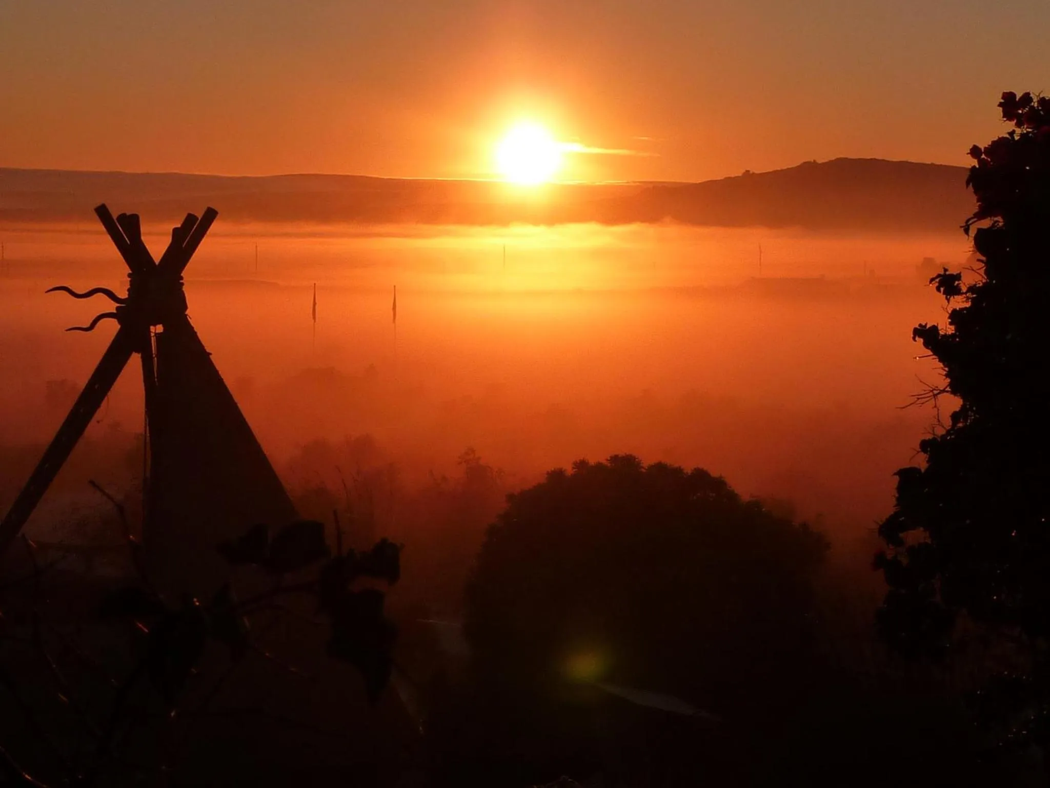 Natural landscape in Farr Out Guest House