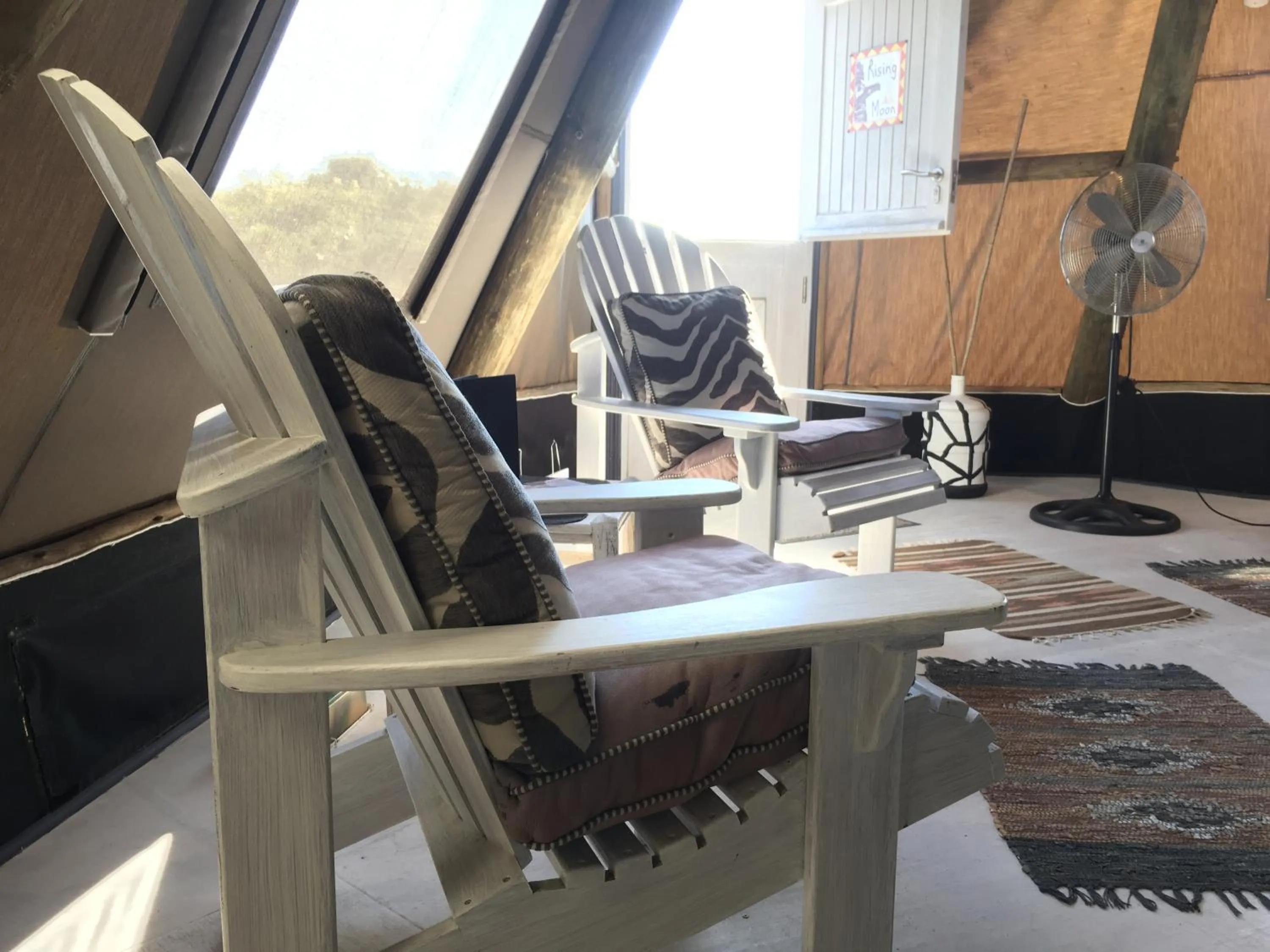 Decorative detail in Farr Out Guest House