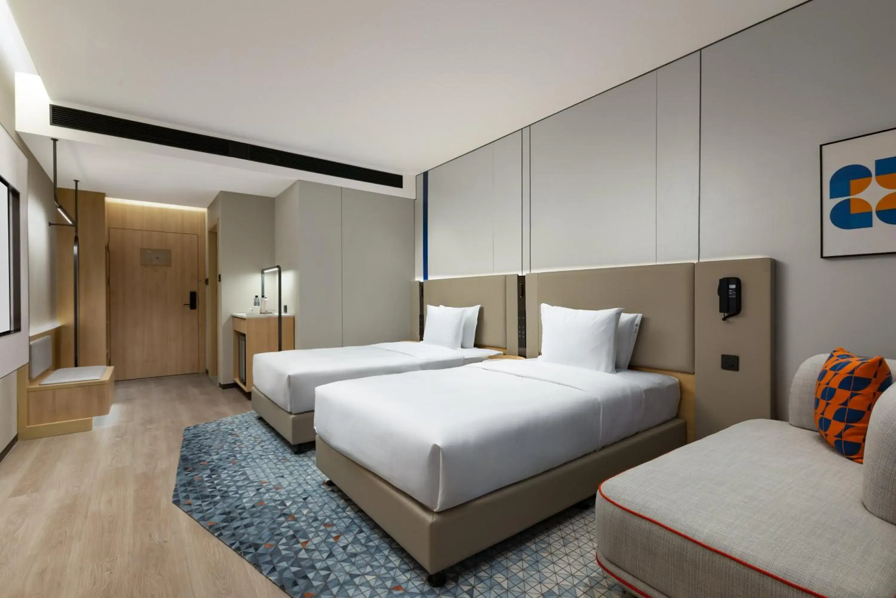 Standard Room with Two Single Beds in Holiday Inn Express Neijiang High-Tech Zone by IHG Standard Room with Two Single Beds in Holiday Inn Express Neijiang High-Tech Zone by IHG