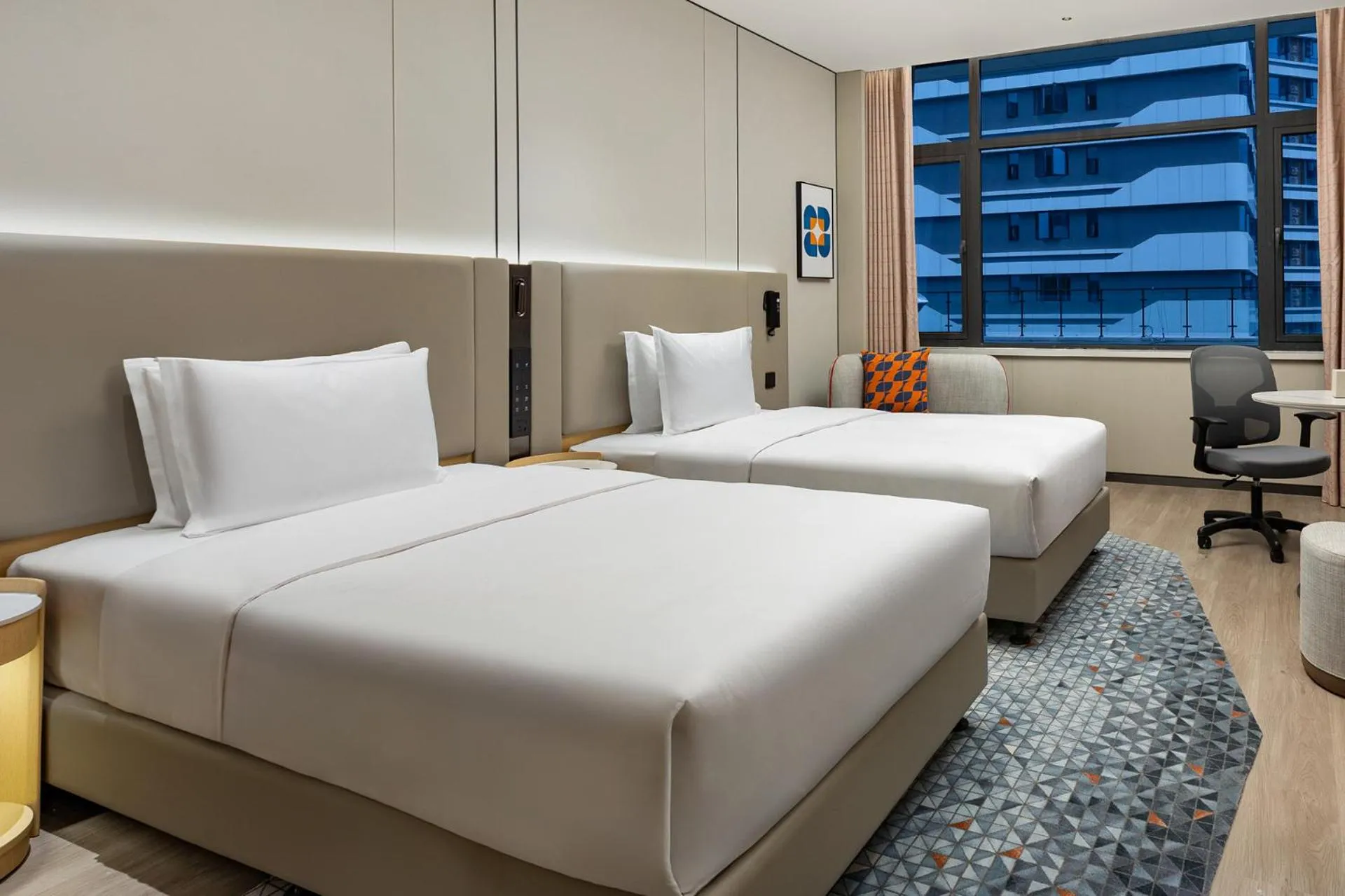 Bed in Holiday Inn Express Neijiang High-Tech Zone by IHG