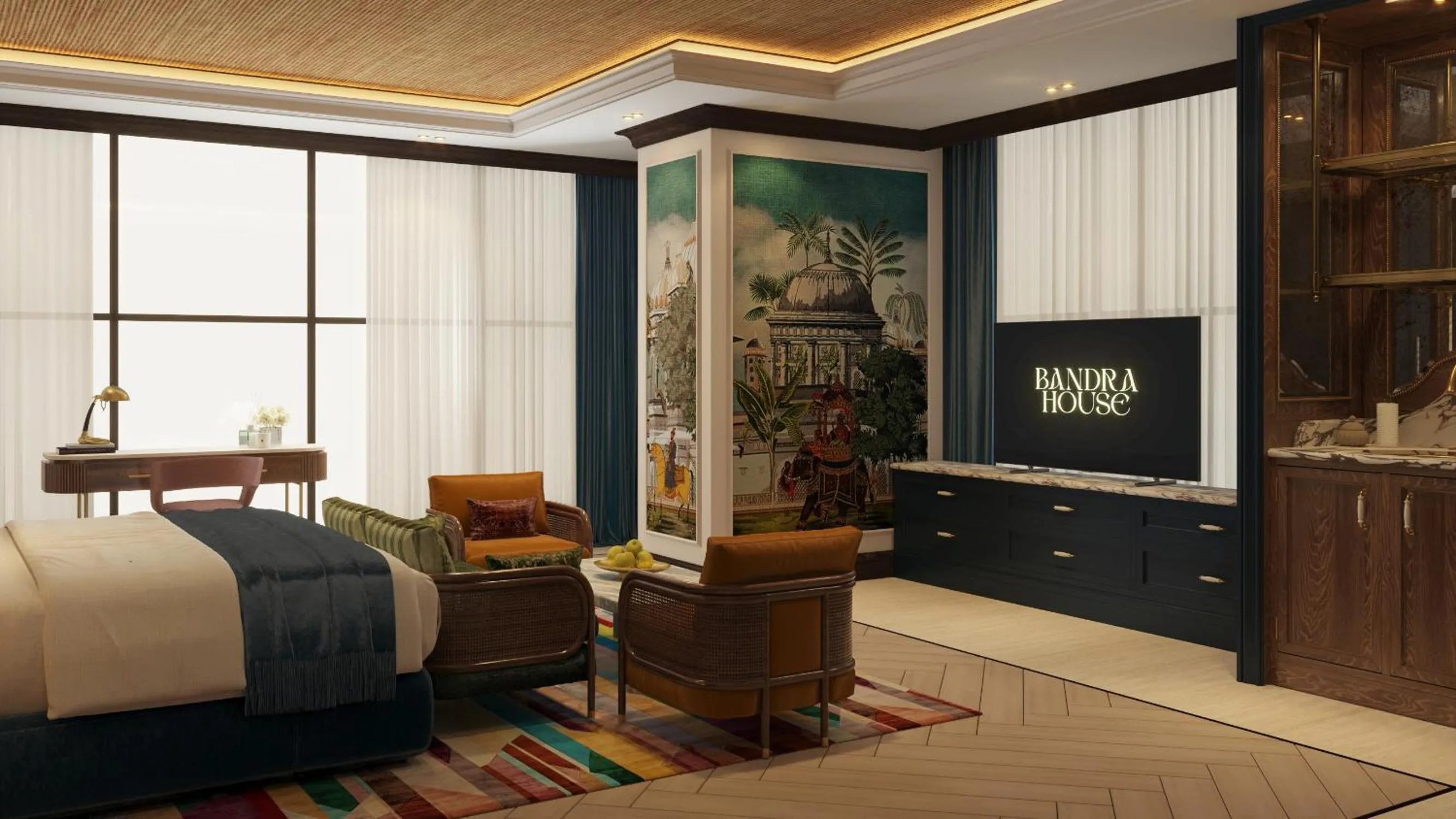 Bed in Bandra House - IHCL SeleQtions