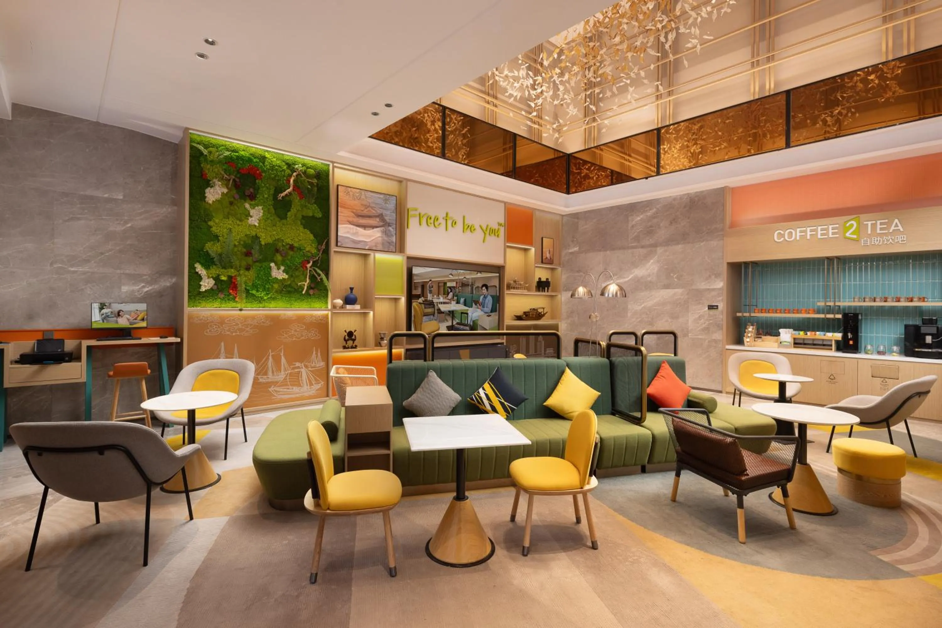 Communal lounge/ TV room in Home2 Suite by Hilton Jingzhou Wanda Plaza