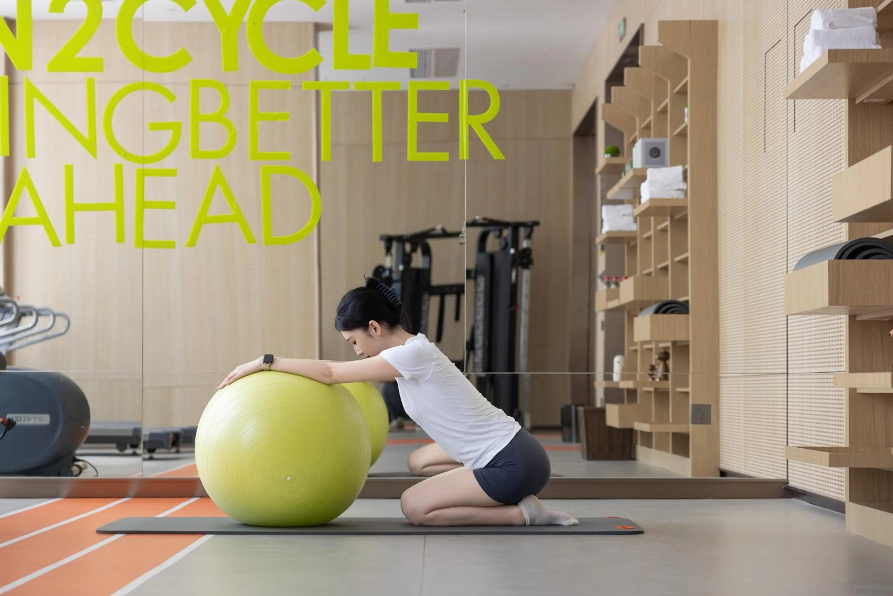 Fitness centre/facilities in Home2 Suite by Hilton Jingzhou Wanda Plaza