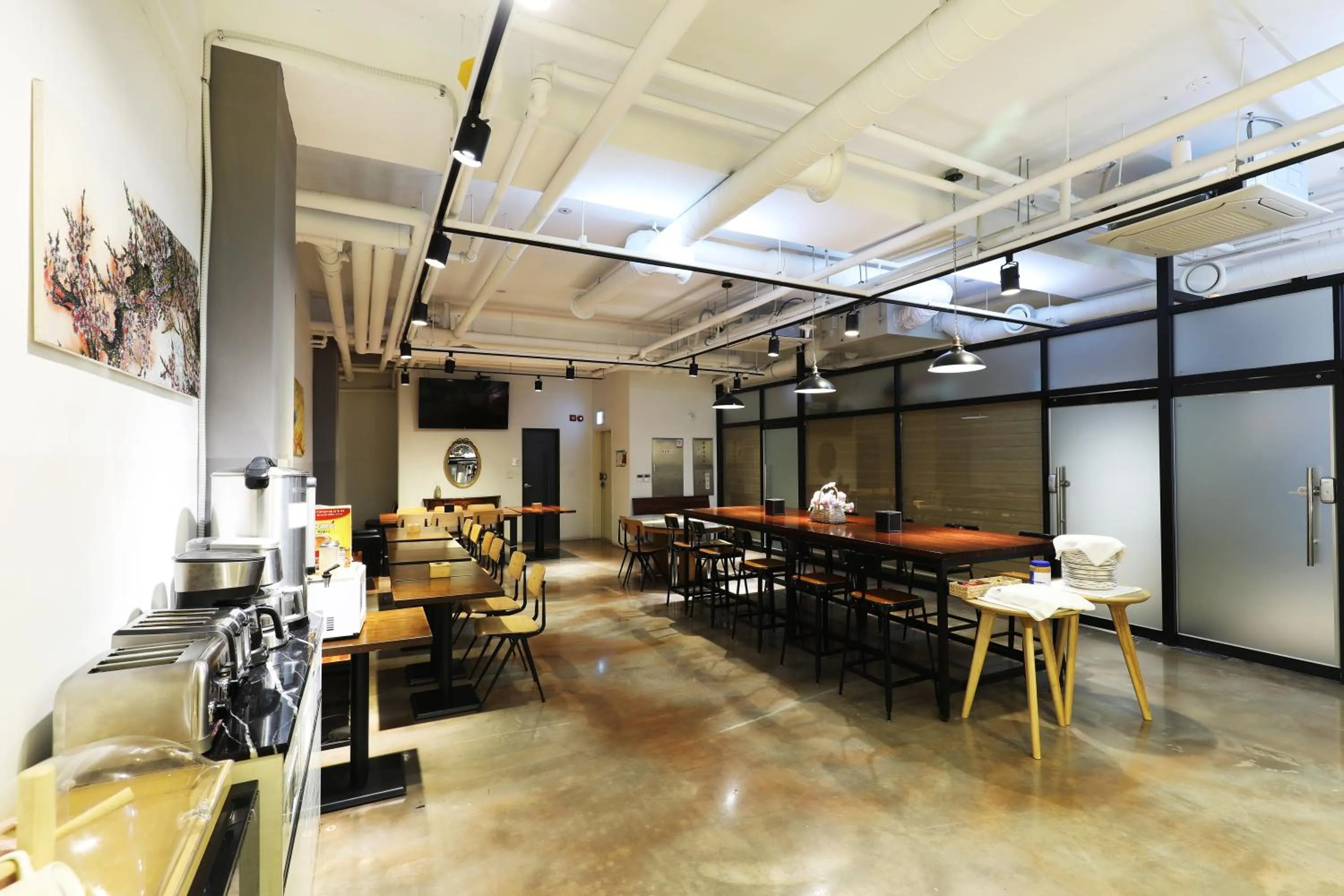 Dining area in STAY7 Myeongdong