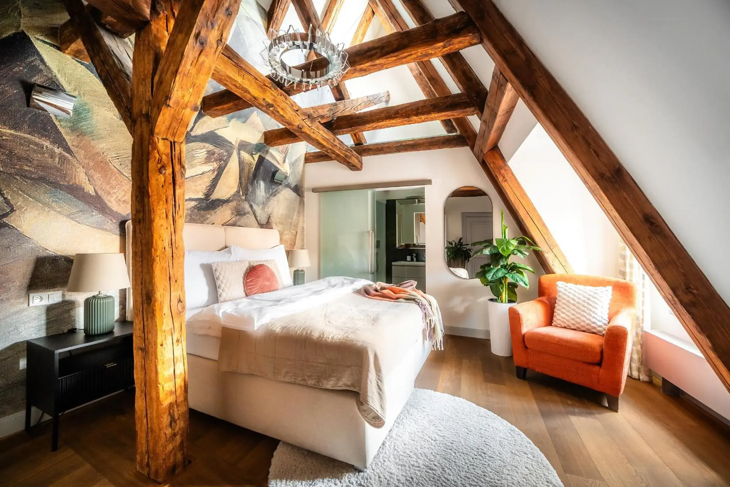 Bedroom, Bed in Old Royal Post Boutique Hotel & Premium Suites Bedroom, Bed in Old Royal Post Boutique Hotel & Premium Suites