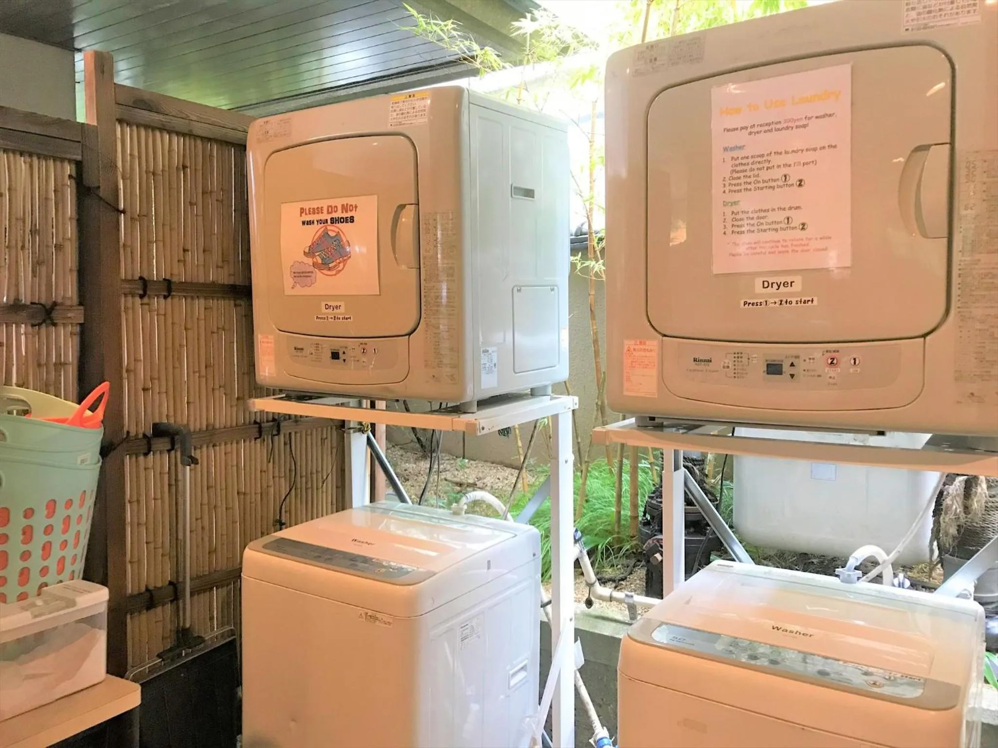 washing machine in K's House Hostels - Hakone Yumoto Onsen