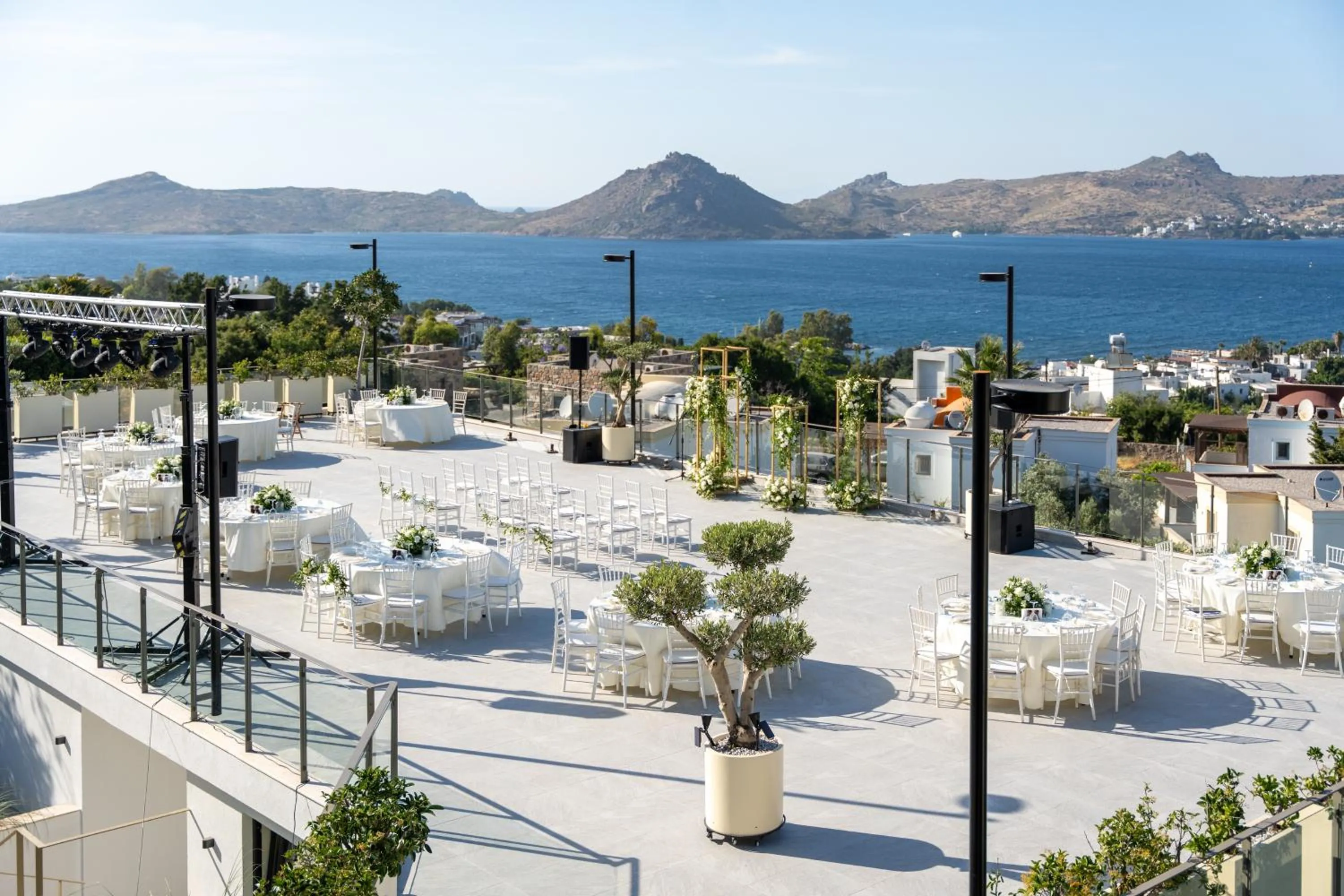 Balcony/Terrace in Spektr Boutique Hotel Yalikavak