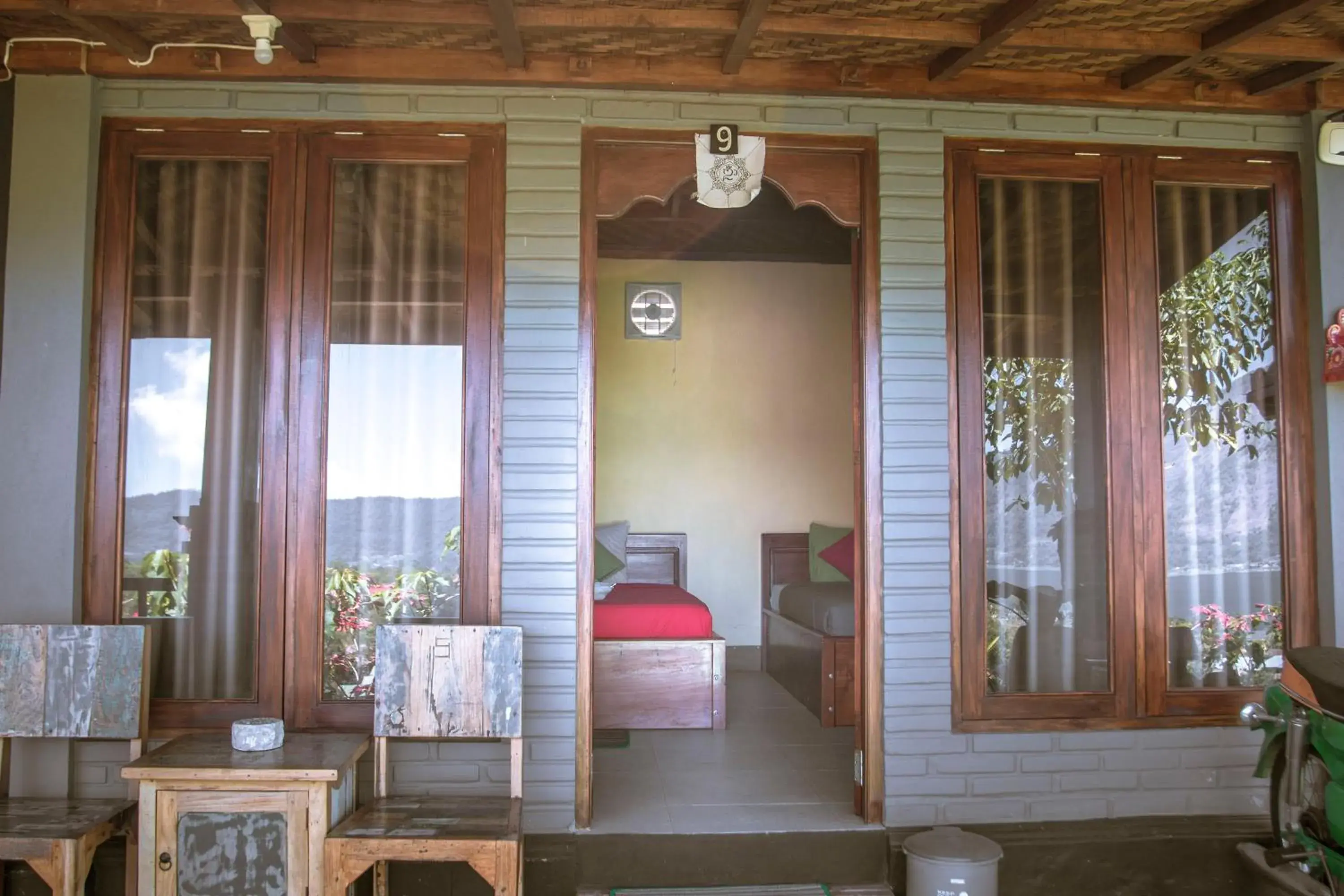 Budget Twin Room in Black Lava Hostel and Lodge Budget Twin Room in Black Lava Hostel and Lodge