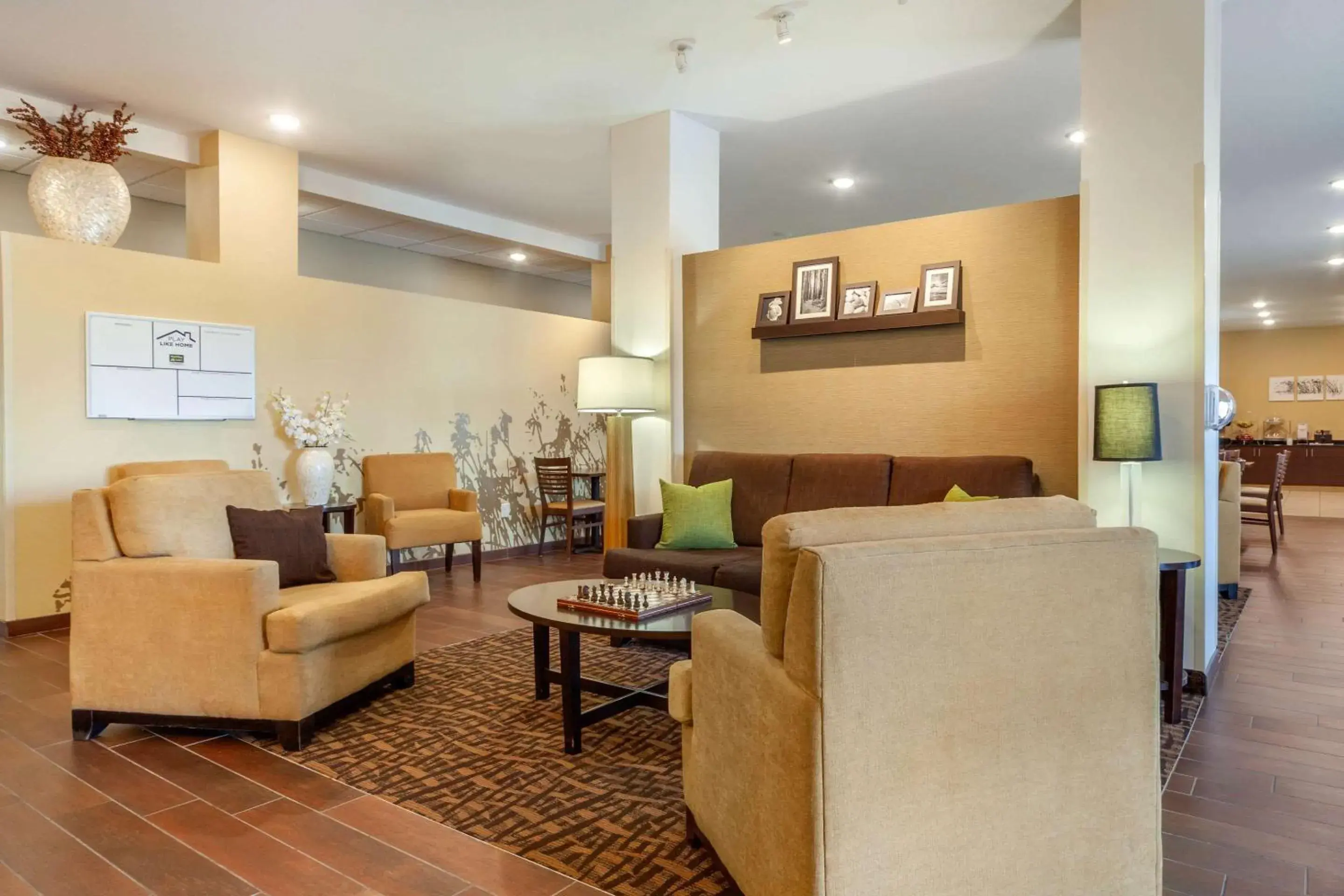 Lobby or reception in MainStay Suites Lincoln University Area Lobby or reception in MainStay Suites Lincoln University Area