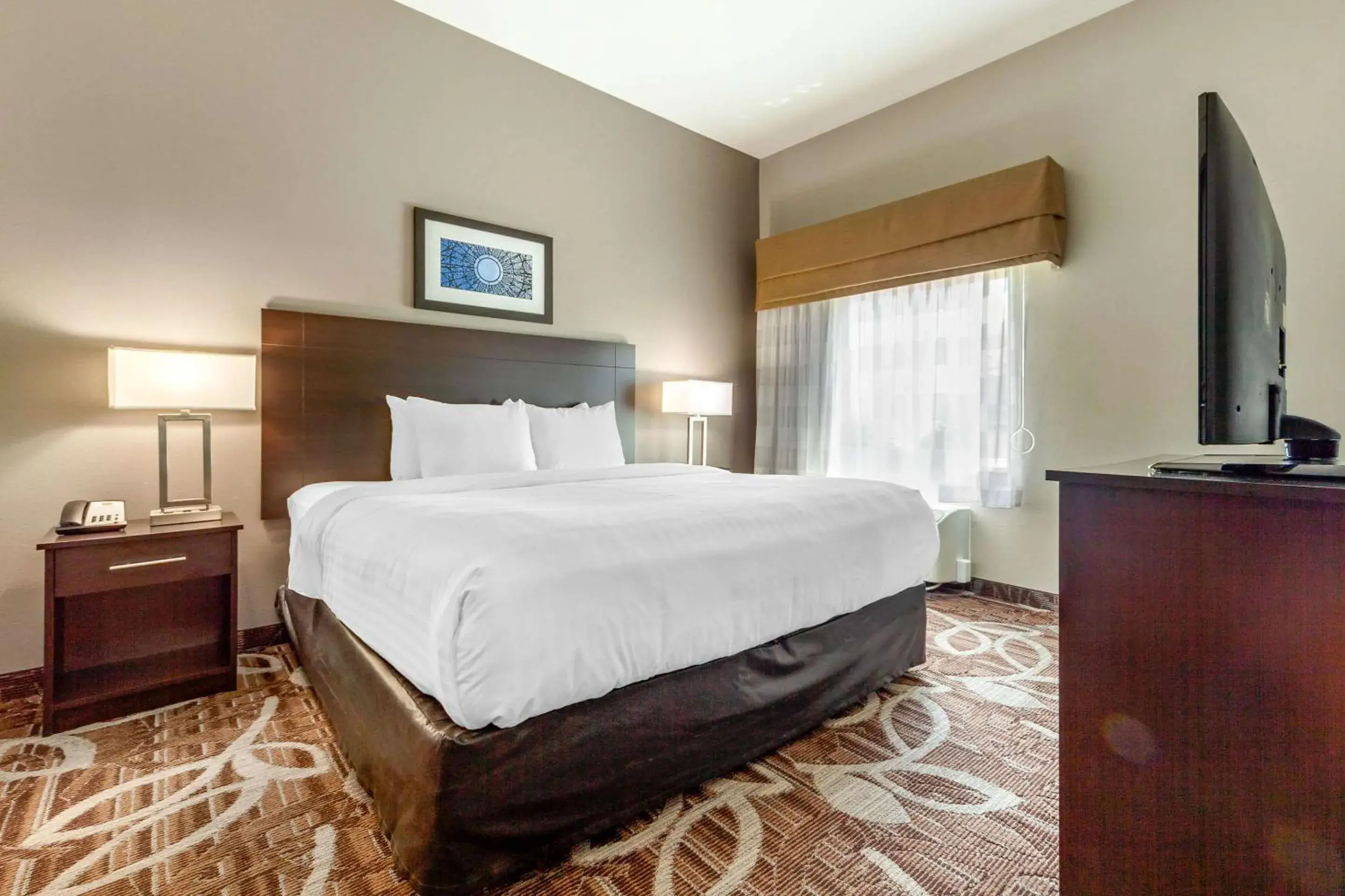 Bedroom, Bed in MainStay Suites Lincoln University Area Bedroom, Bed in MainStay Suites Lincoln University Area