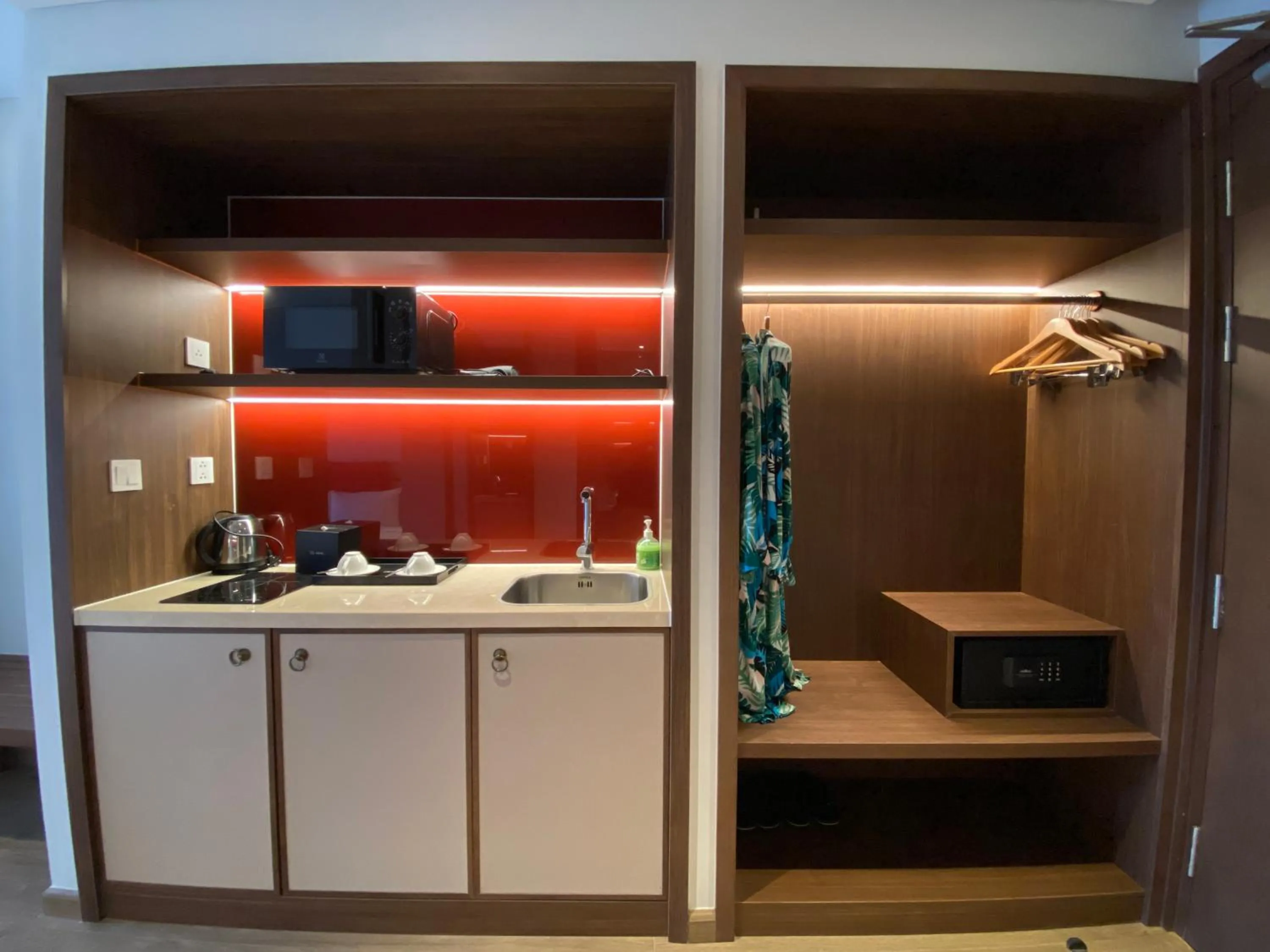 Kitchen or kitchenette in Apec Mandala Ocean Retreat- Mui Ne