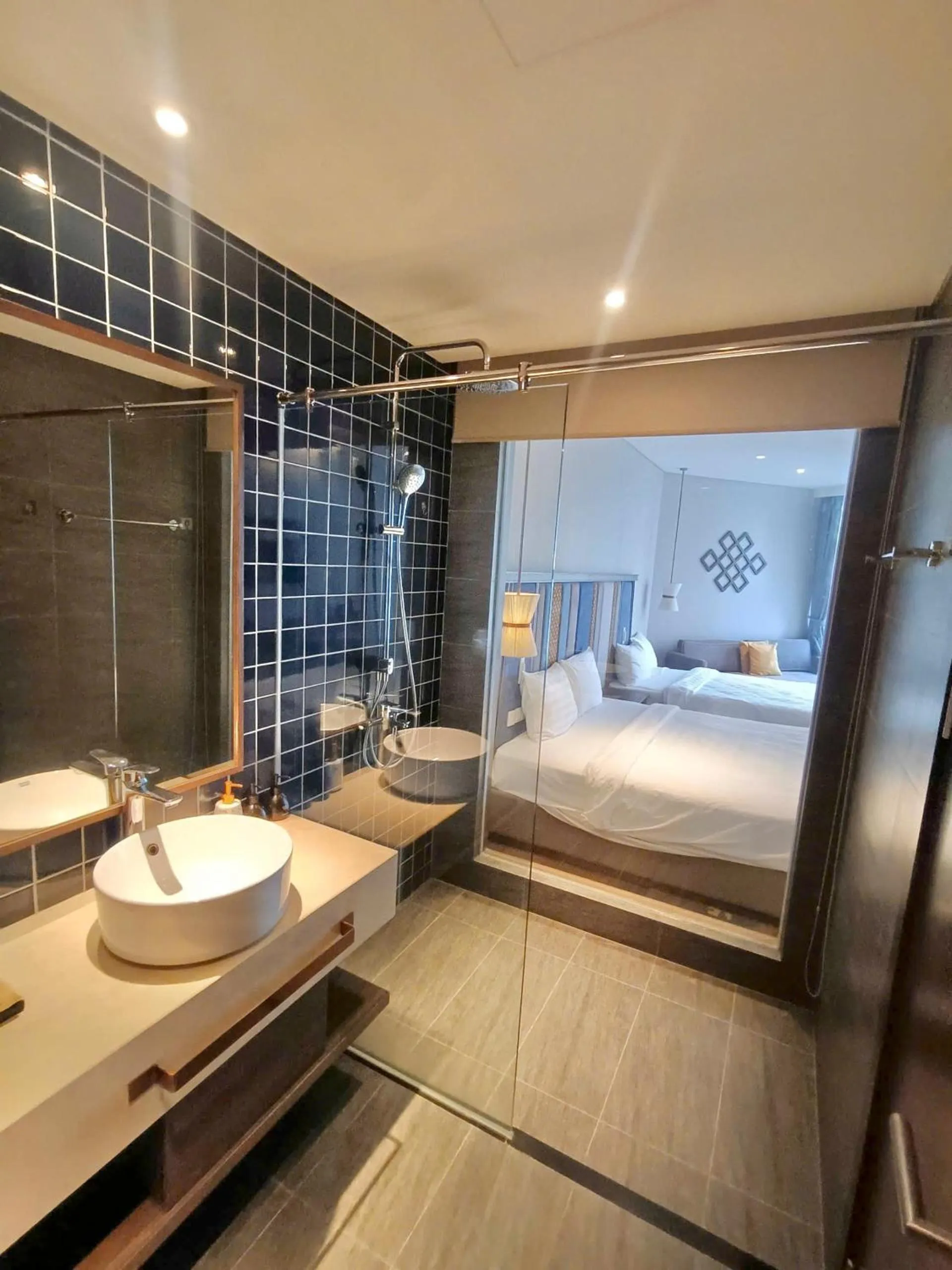 Shower, Bed in Apec Mandala Ocean Retreat- Mui Ne