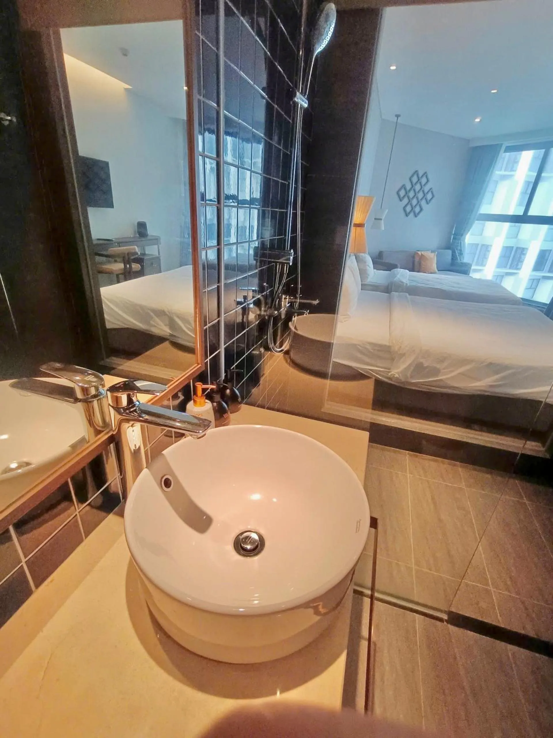 Bathroom, Bed in Apec Mandala Ocean Retreat- Mui Ne