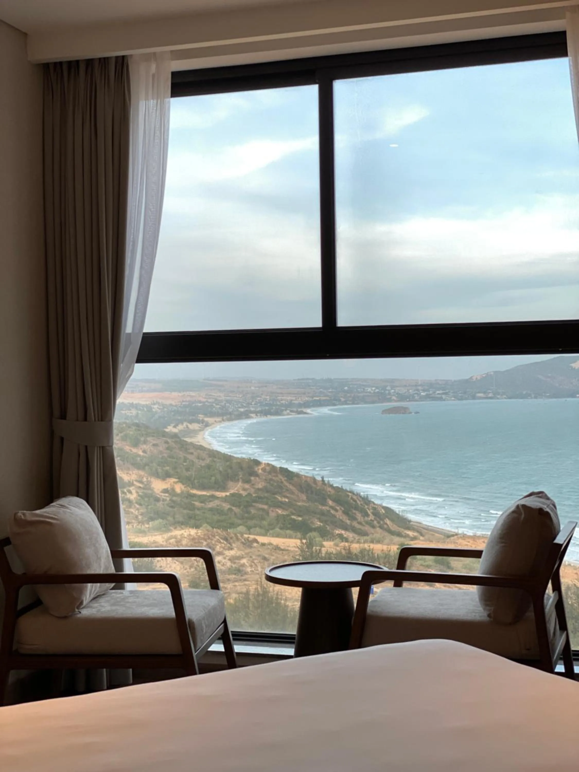 View (from property/room), Bed in Apec Mandala Ocean Retreat- Mui Ne