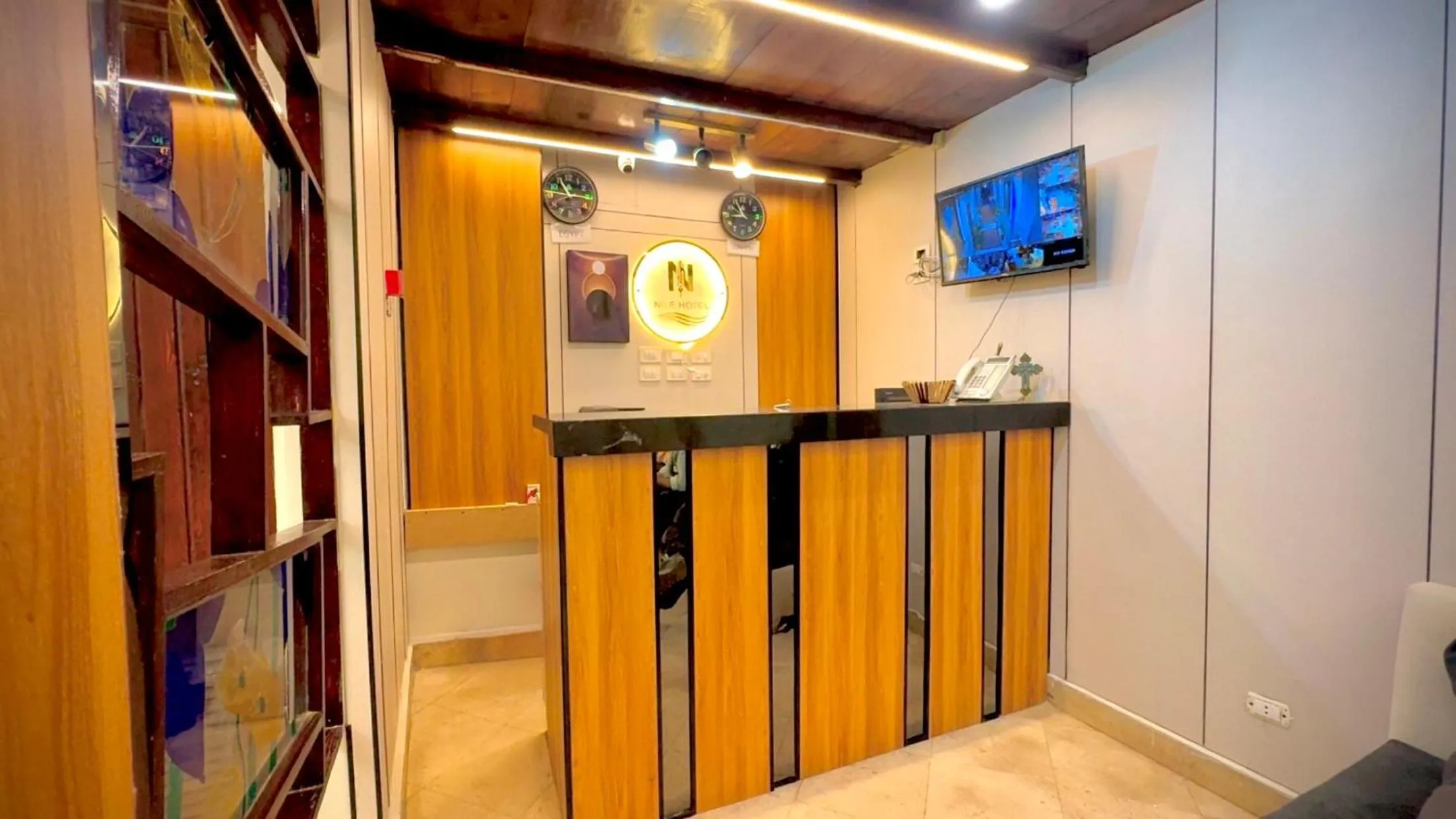 Lobby or reception in Nile Hotel