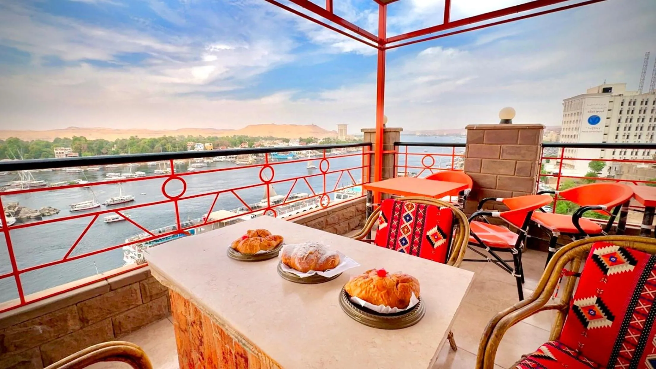 Dining area in Nile Hotel