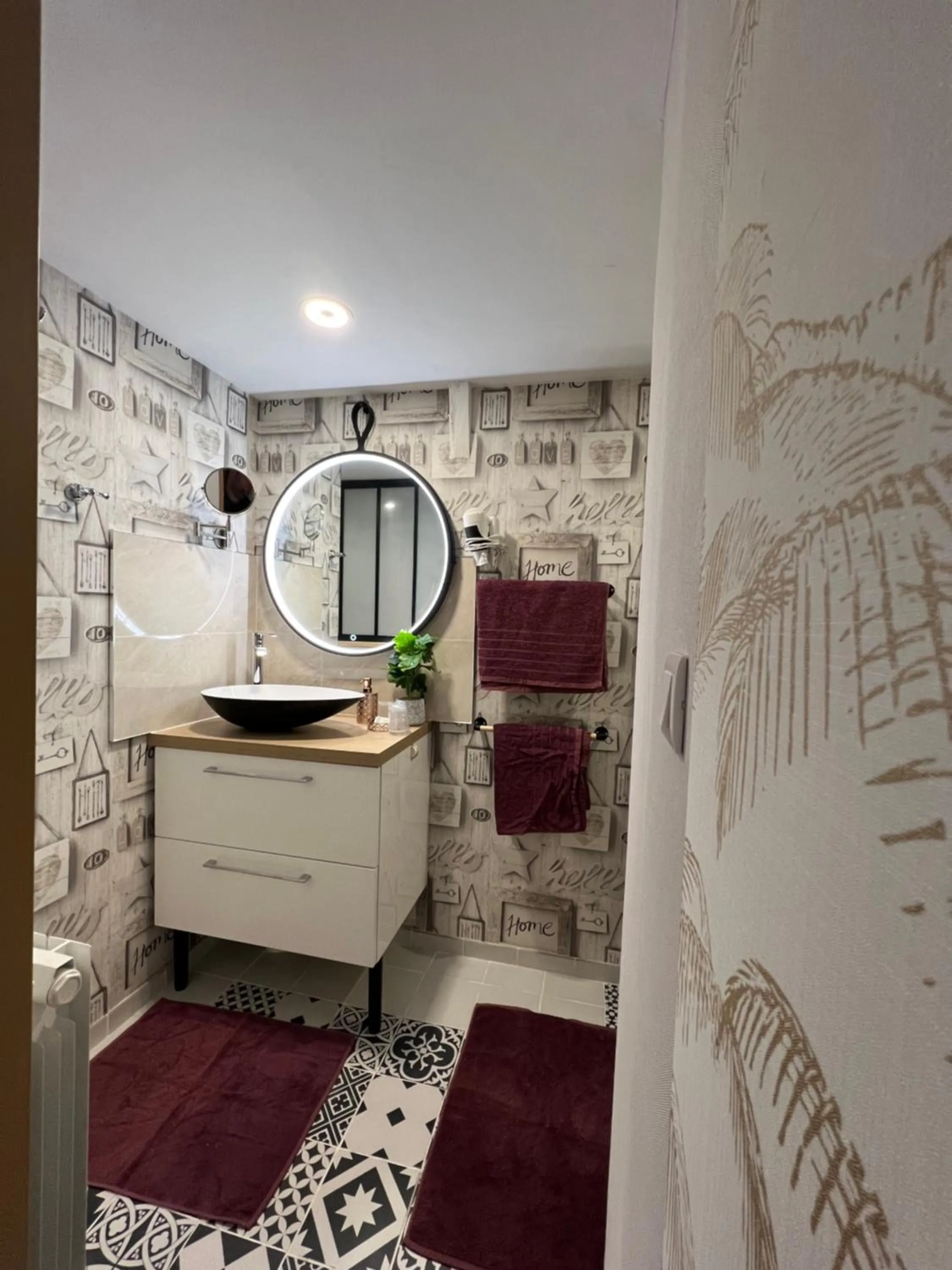 Bathroom in Chambre D'hôte Villa Maurice